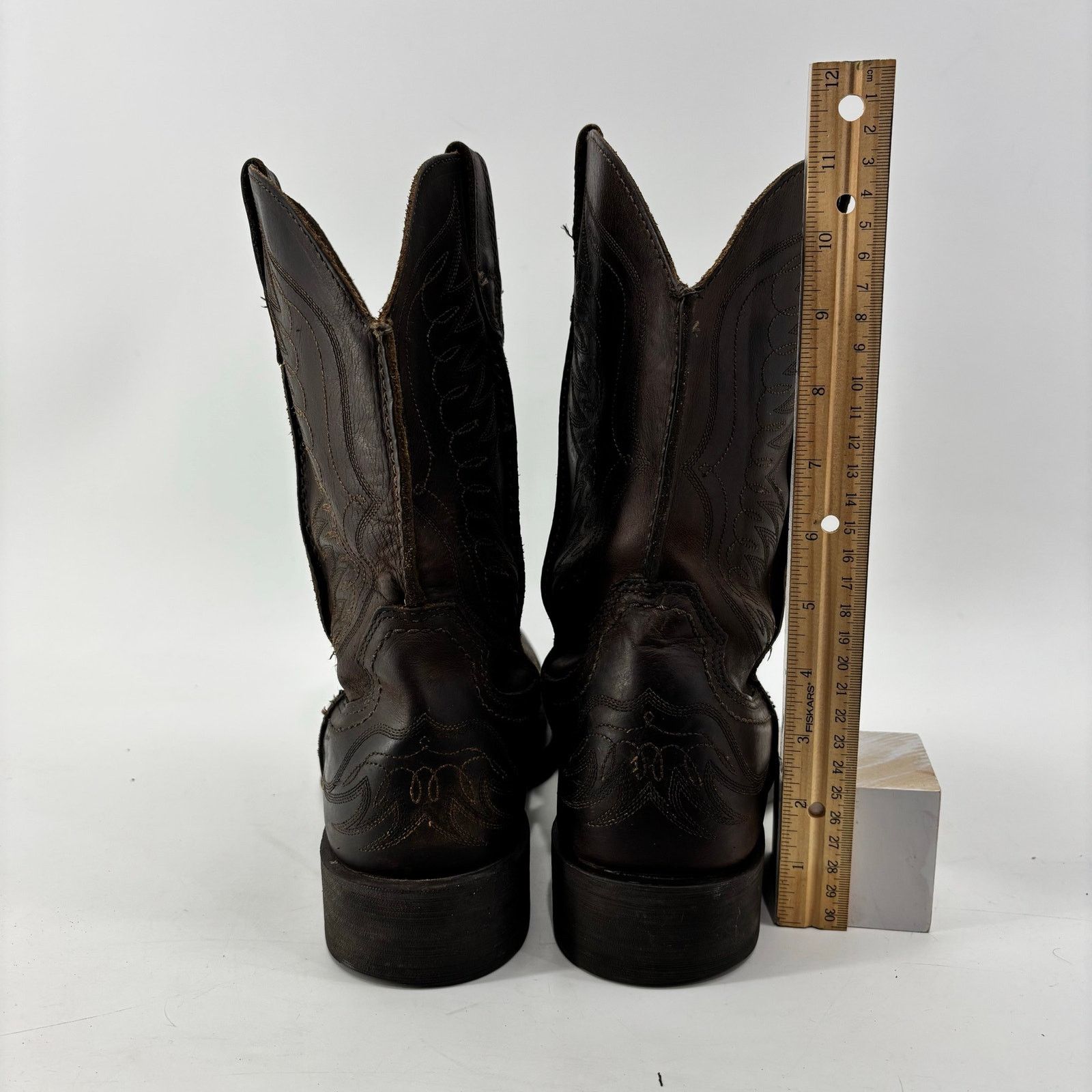 Ariat Ariat Boots Mens Size 10.5 D Brown Leather Western SquareToe Size US 10.5 / EU 43-44 - 10 Thumbnail