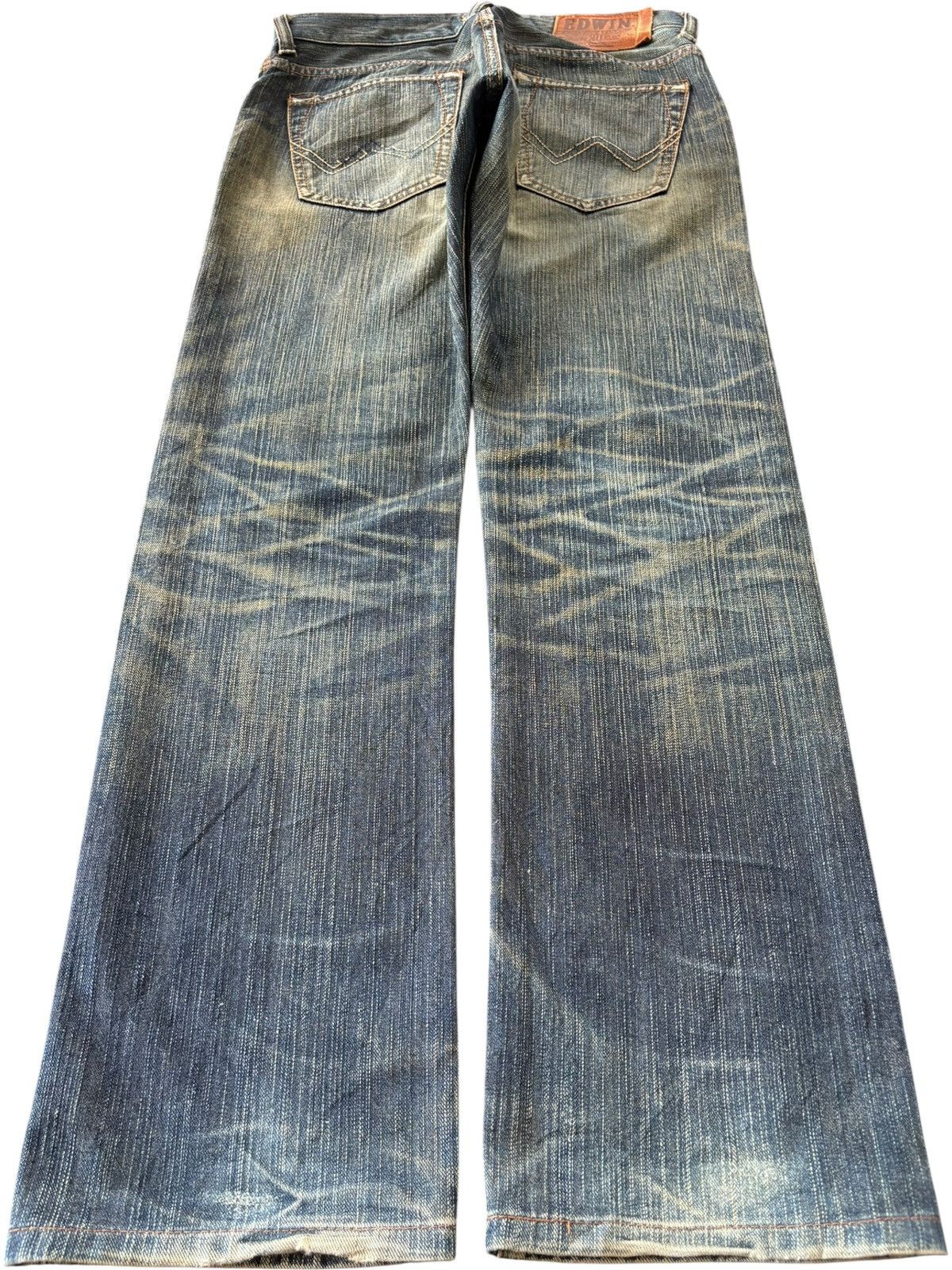 Edwin Exclusive Vintage Edwin XV Mud Wash Loose Jeans Size US 32 / EU 48 - 2 Thumbnail