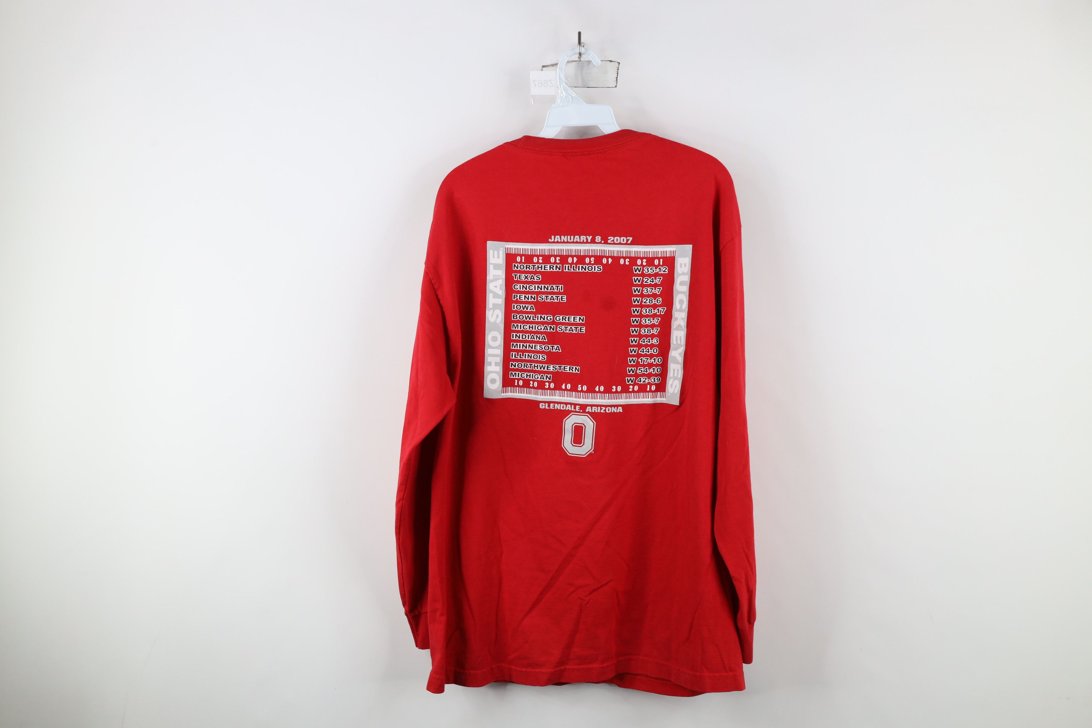 Vintage Vintage Championship State University Football T-Shirt Red Size US L / EU 52-54 / 3 - 13 Thumbnail