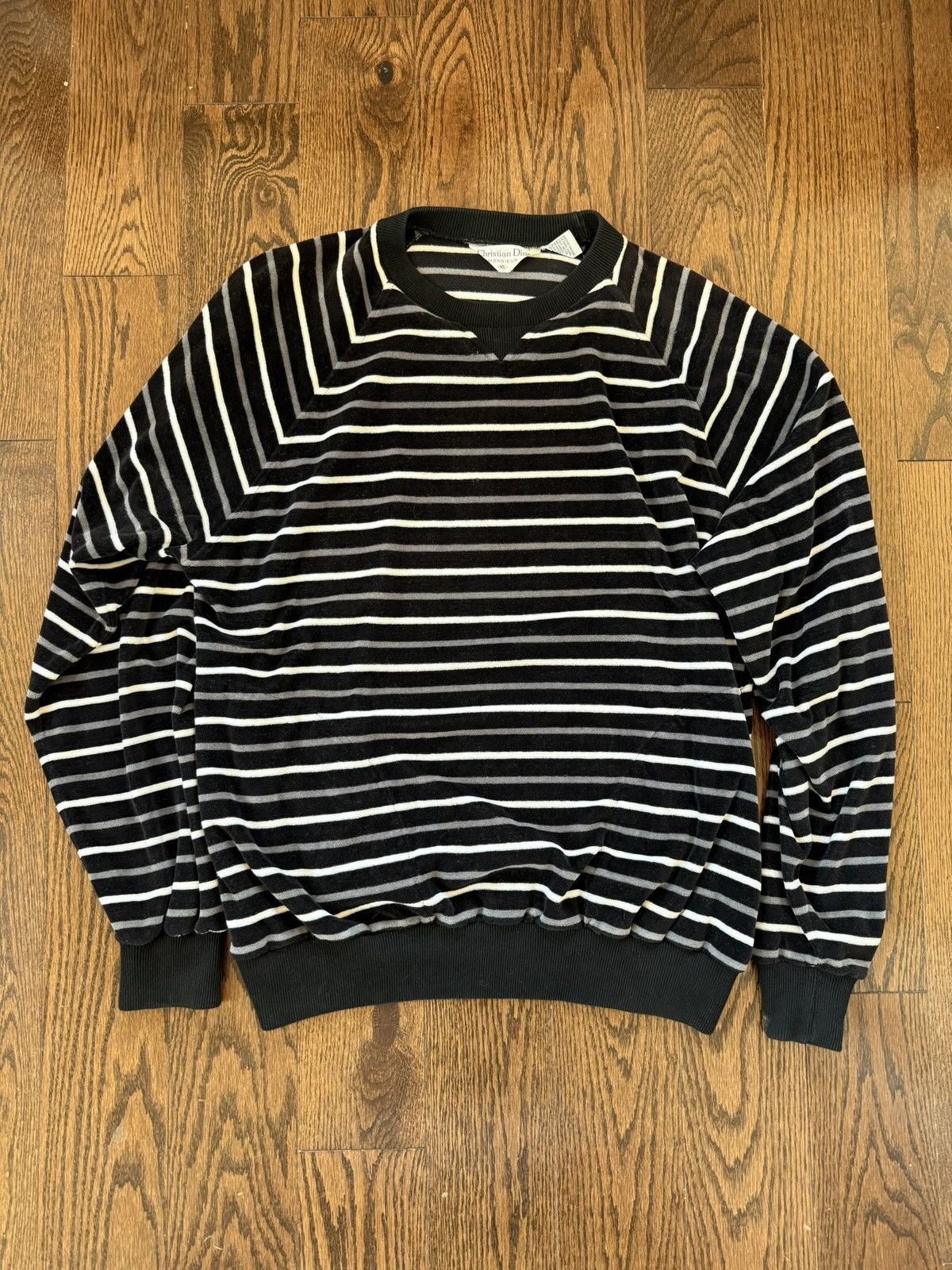 Christian Dior Monsieur Vintage Dior Striped Mod Sweater Size US S / EU 44-46 / 1 - 1 Thumbnail