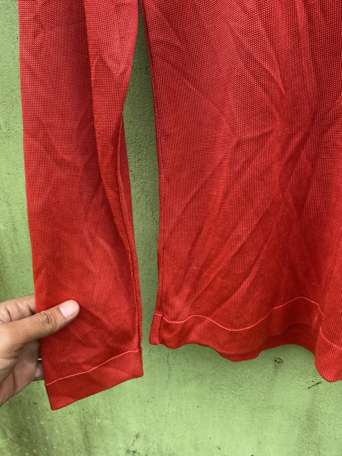 Katharine Hamnett London Katharine Hamnett London Red Buttoned Polo Minimalist Style Size US L / EU 52-54 / 3 - 5 Thumbnail