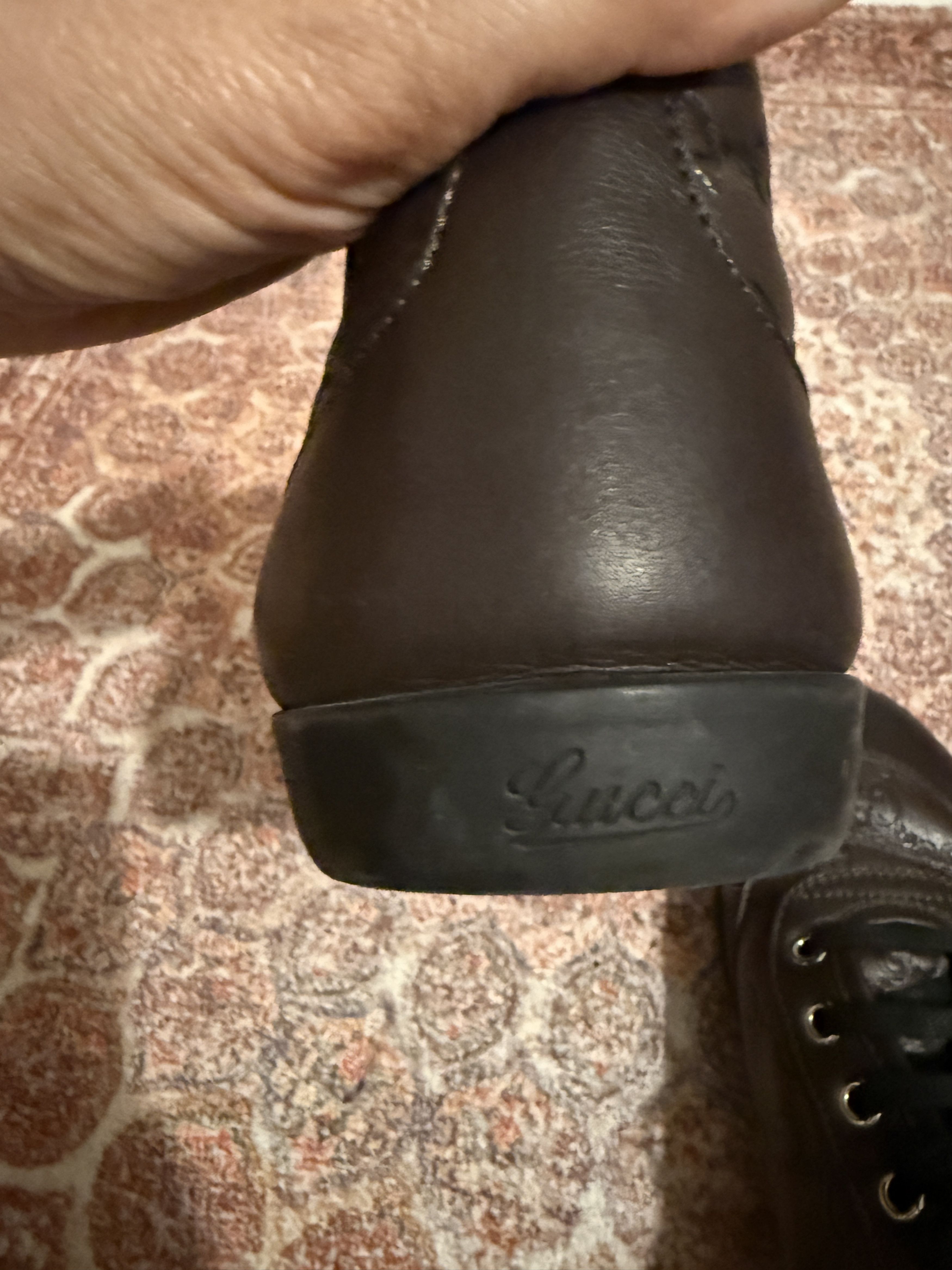Gucci Gucci Chocolate Guccissima Leather Size US 7 / IT 37 - 7 Thumbnail