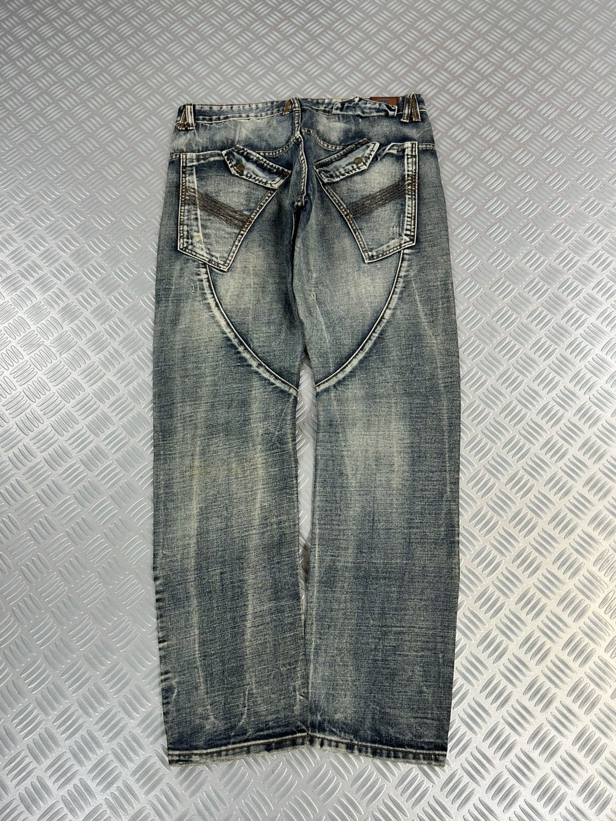 Japanese Brand × Vintage Japanese faded jeans Size US 38 / EU 54 - 2 Thumbnail