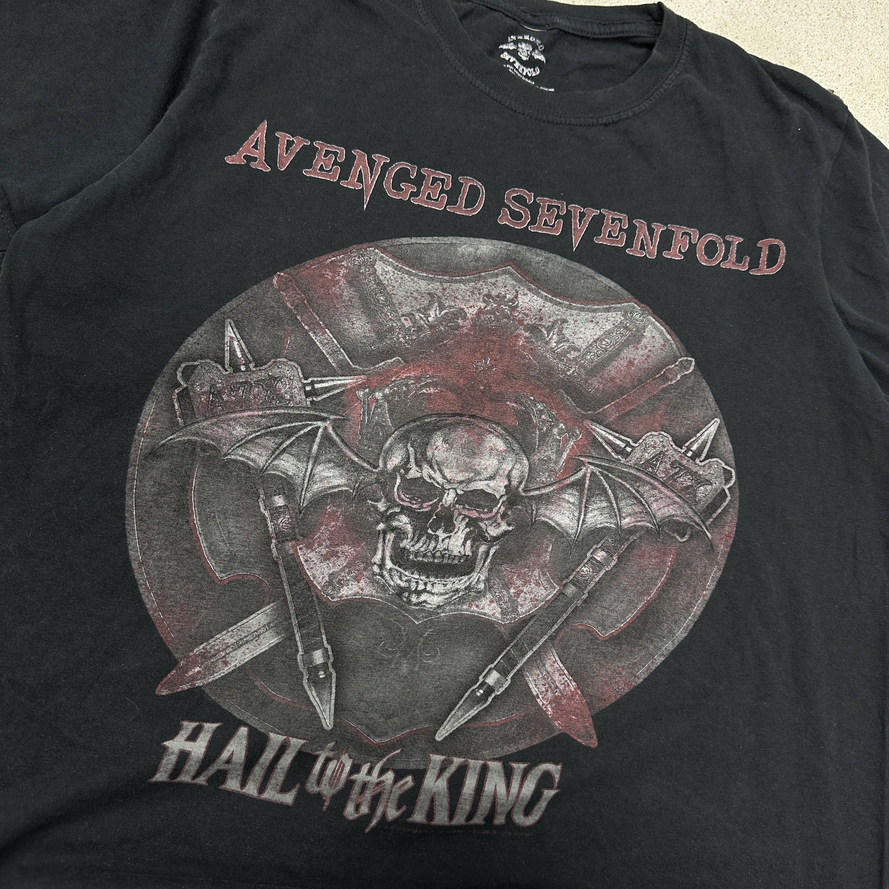 Vintage Vintage Streetwear Avenged Sevenfold T-shirt Y2K Size US L / EU 52-54 / 3 - 2 Thumbnail