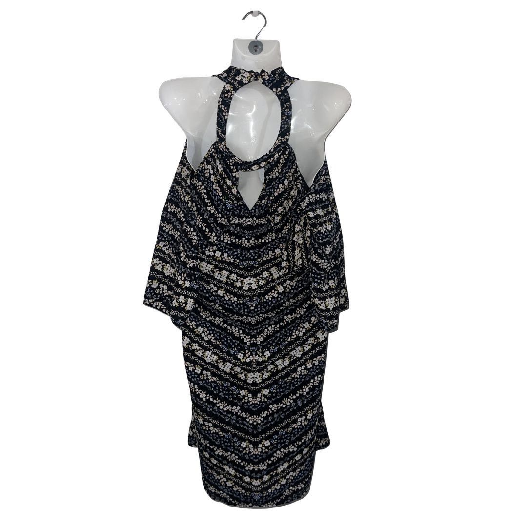 Other Vintage Candie's Cold Shoulder Floral Dress Large Y2K Chic Size L / US 10 / IT 46 - 3 Thumbnail