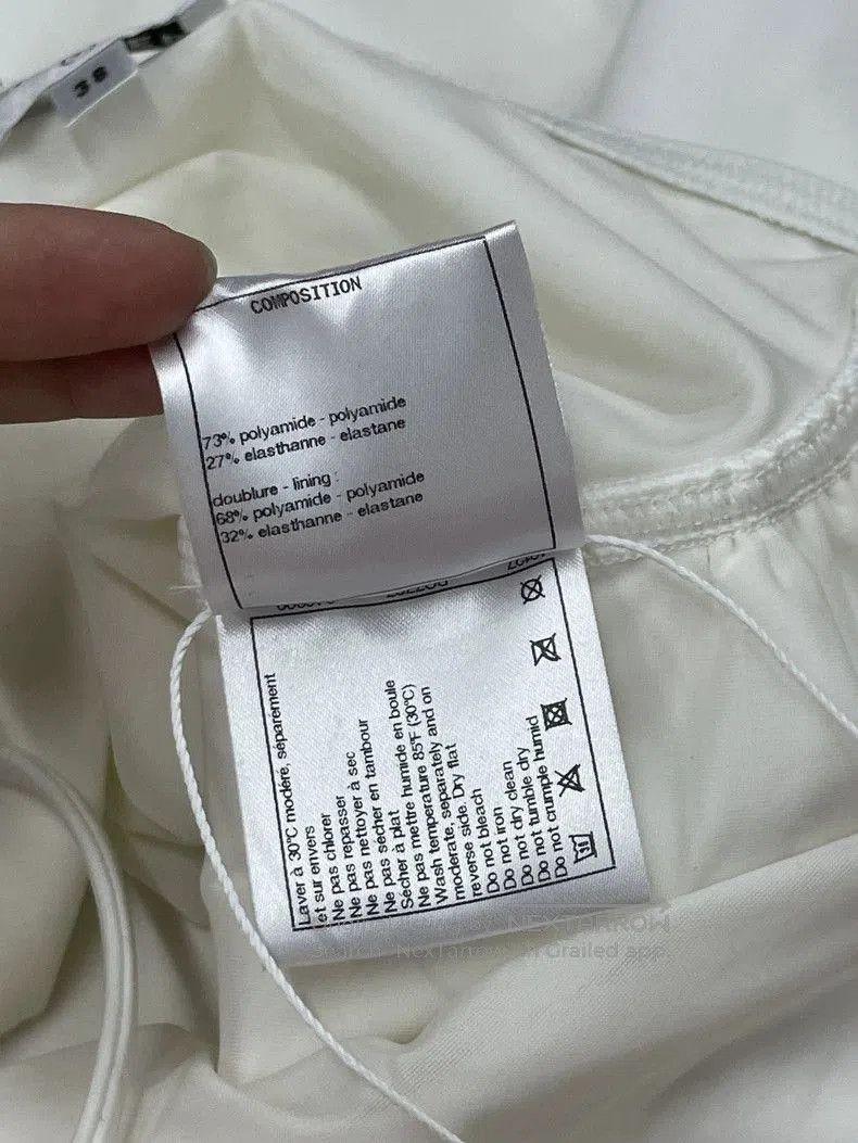 Chanel Chanel White Bow One. Size US 38 / EU 54 - 6 Thumbnail