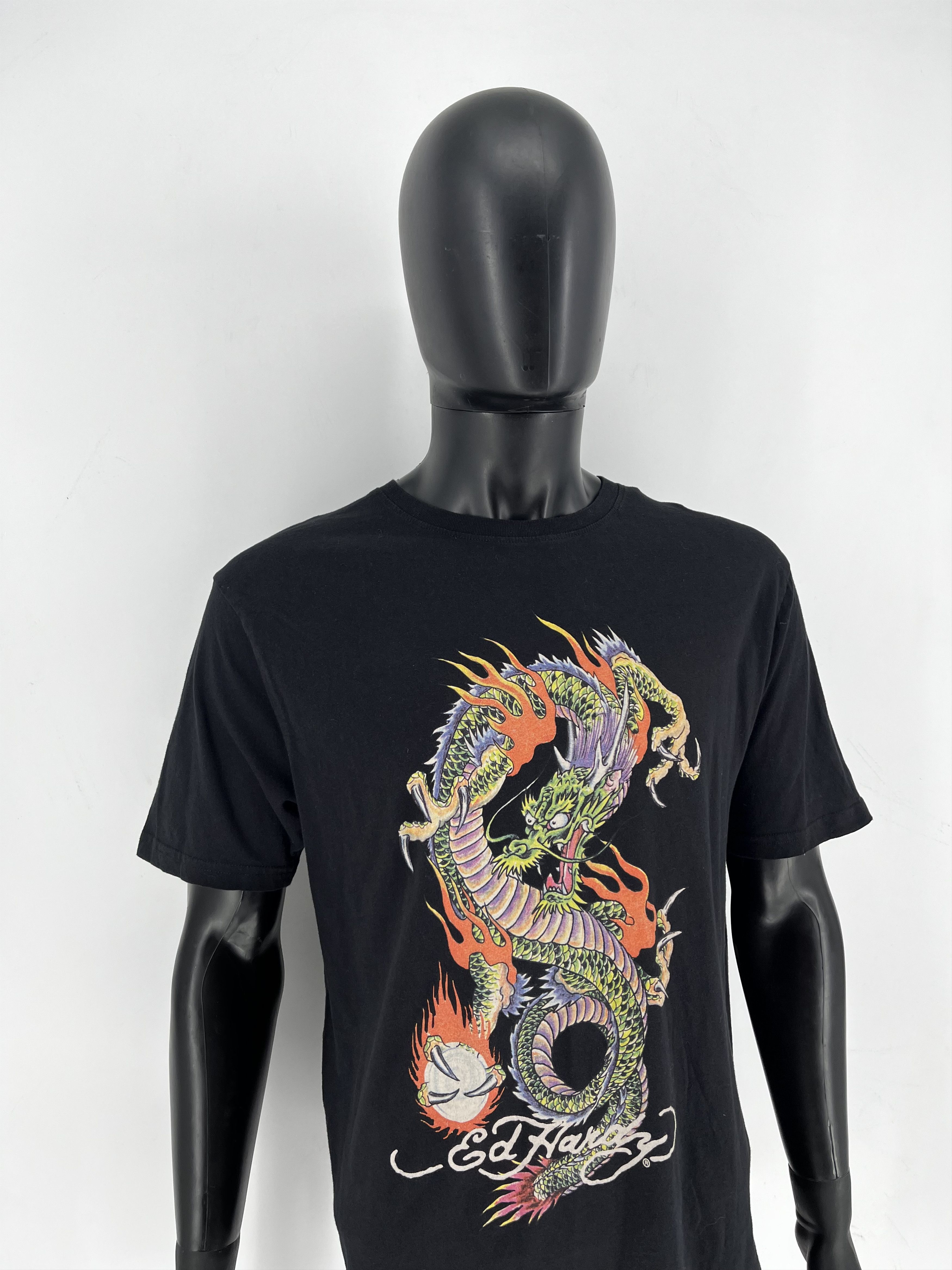 Ed Hardy Vintage Ed Hardy Dragon Graphic Tee Y2K 00s Alternative Size US XL / EU 56 / 4 - 4 Thumbnail