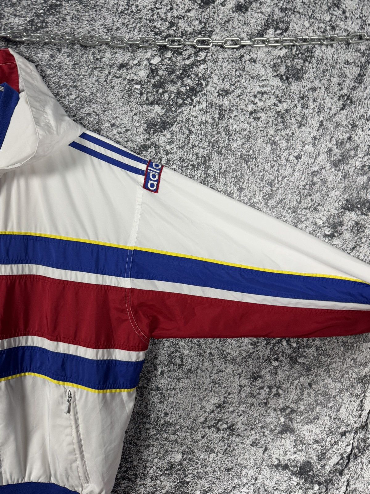 Adidas Adidas Vintage Jacket Button Up Windbreaker Retro 90s Size S Size US S / EU 44-46 / 1 - 7 Thumbnail