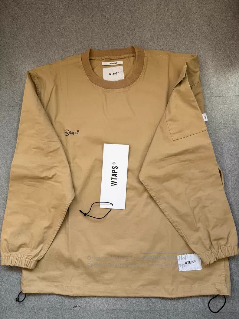 Wtaps Wtaps Long-sleeve Sweatshirt, Khaki Size US M / EU 48-50 / 2 - 1 Thumbnail