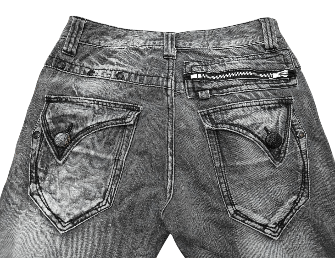 Japanese Brand Blow By Blue Punk Denim Size US 29 - 5 Thumbnail