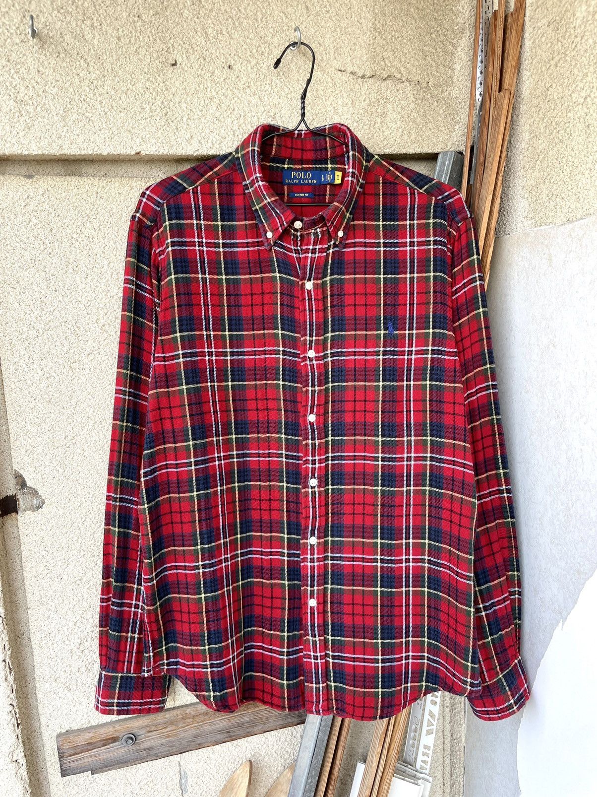Polo Ralph Lauren Vintage Polo Ralph Lauren Check Flannel Plaid Button Shirt Size US L / EU 52-54 / 3 - 6 Thumbnail