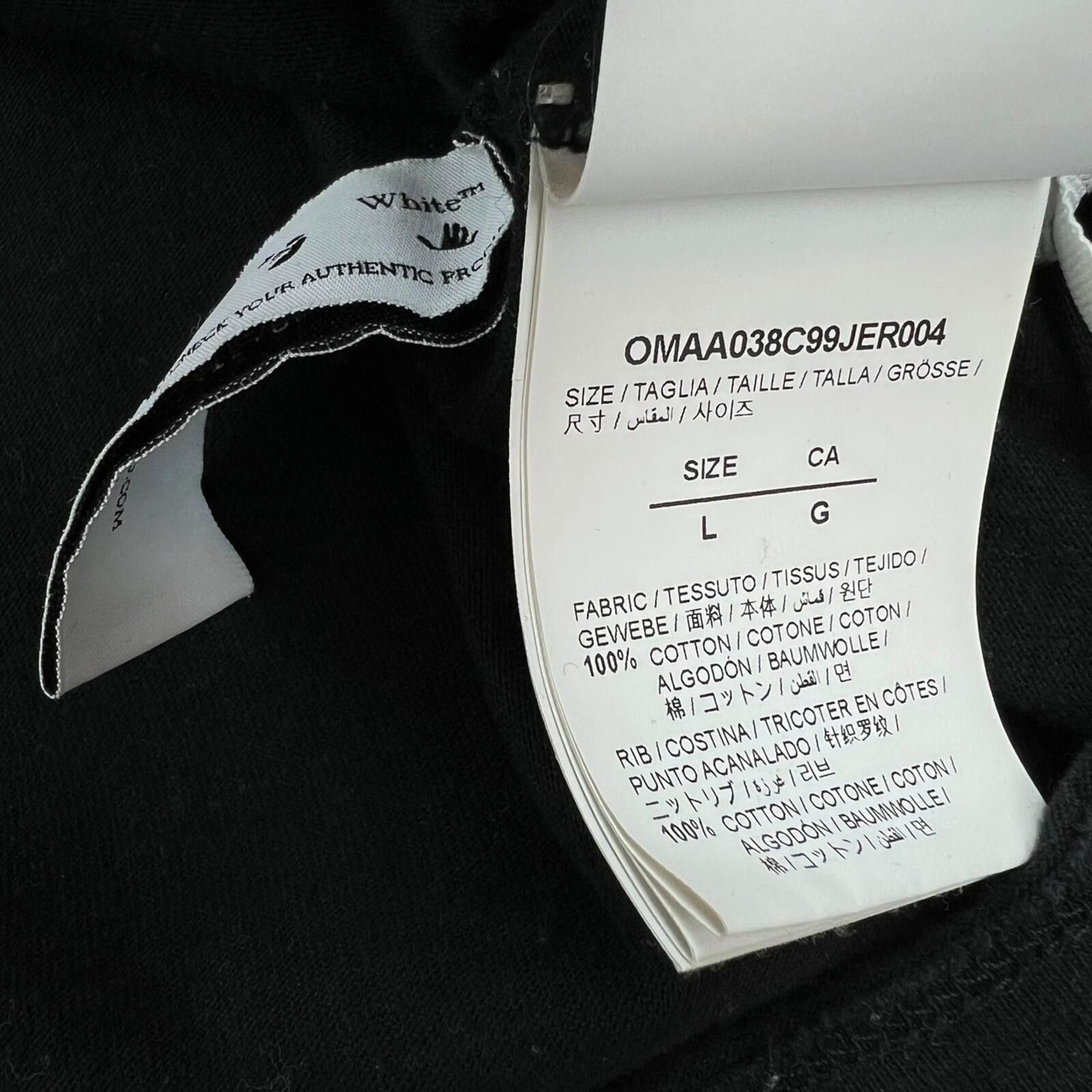 Off-White Off-White Rubber Diagonal Black T Shirt Size US XXL / EU 58 / 5 - 5 Thumbnail