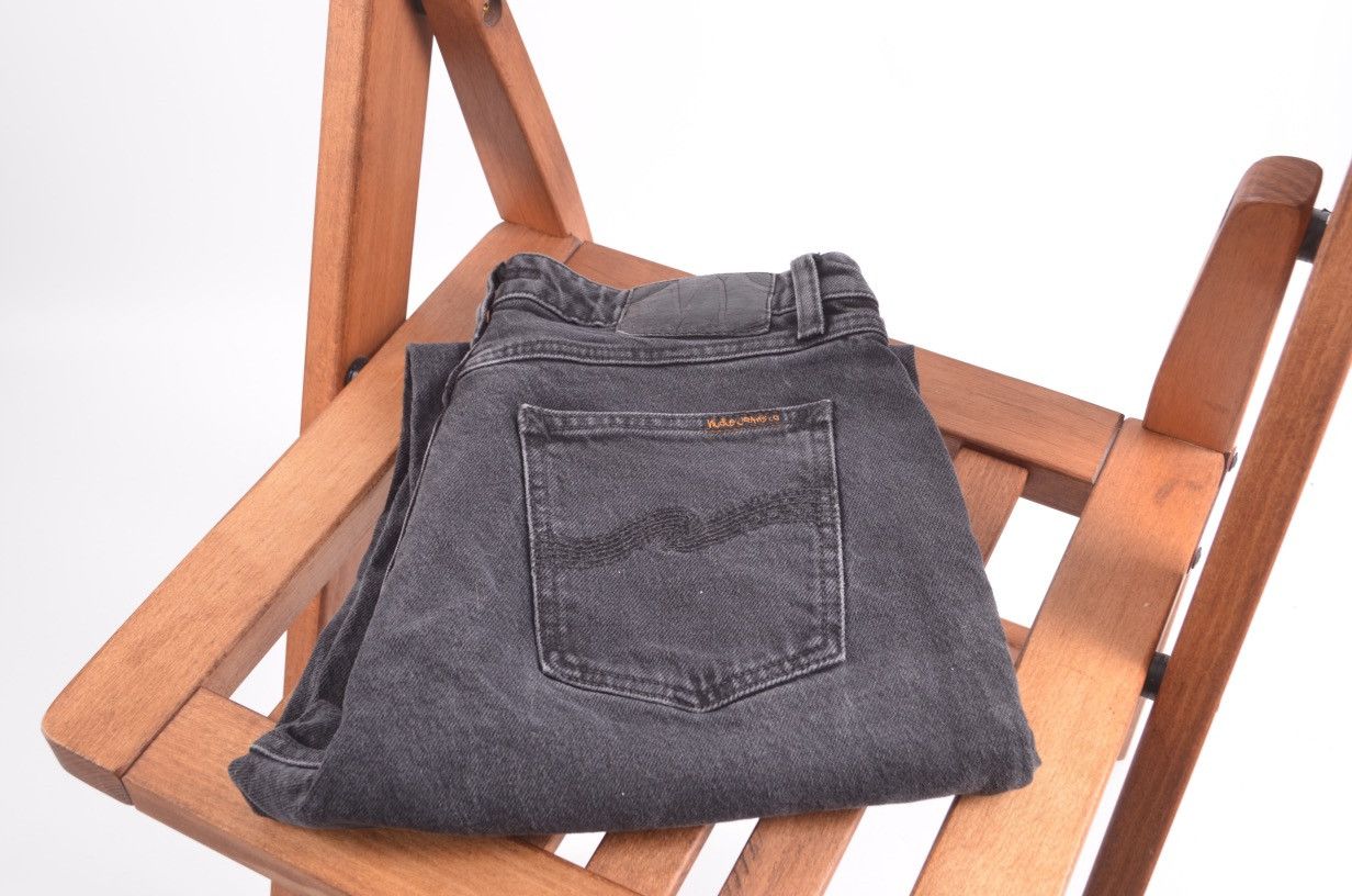 Nudie Jeans Nudie Jeans Straight Sally Black Sand denim jeans size 30 Size US 30 / EU 46 - 1 Thumbnail