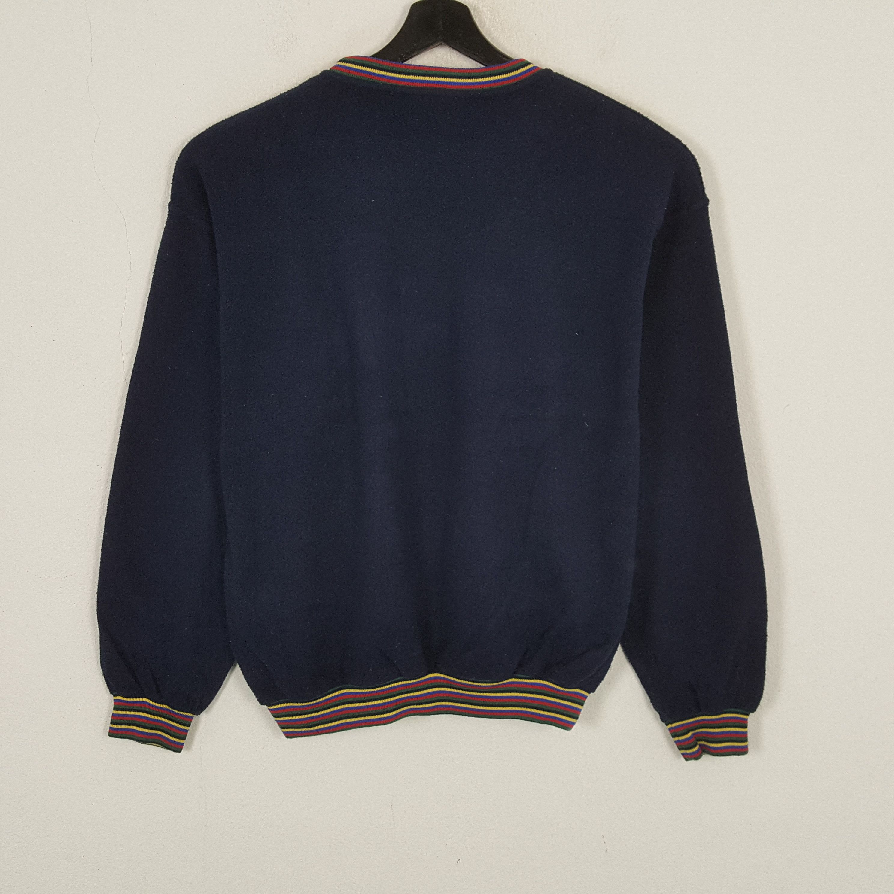 Trussardi × Vintage TRUSSARDI Logo Spellout Colours Design Sweatshirt Size US M / EU 48-50 / 2 - 3 Thumbnail