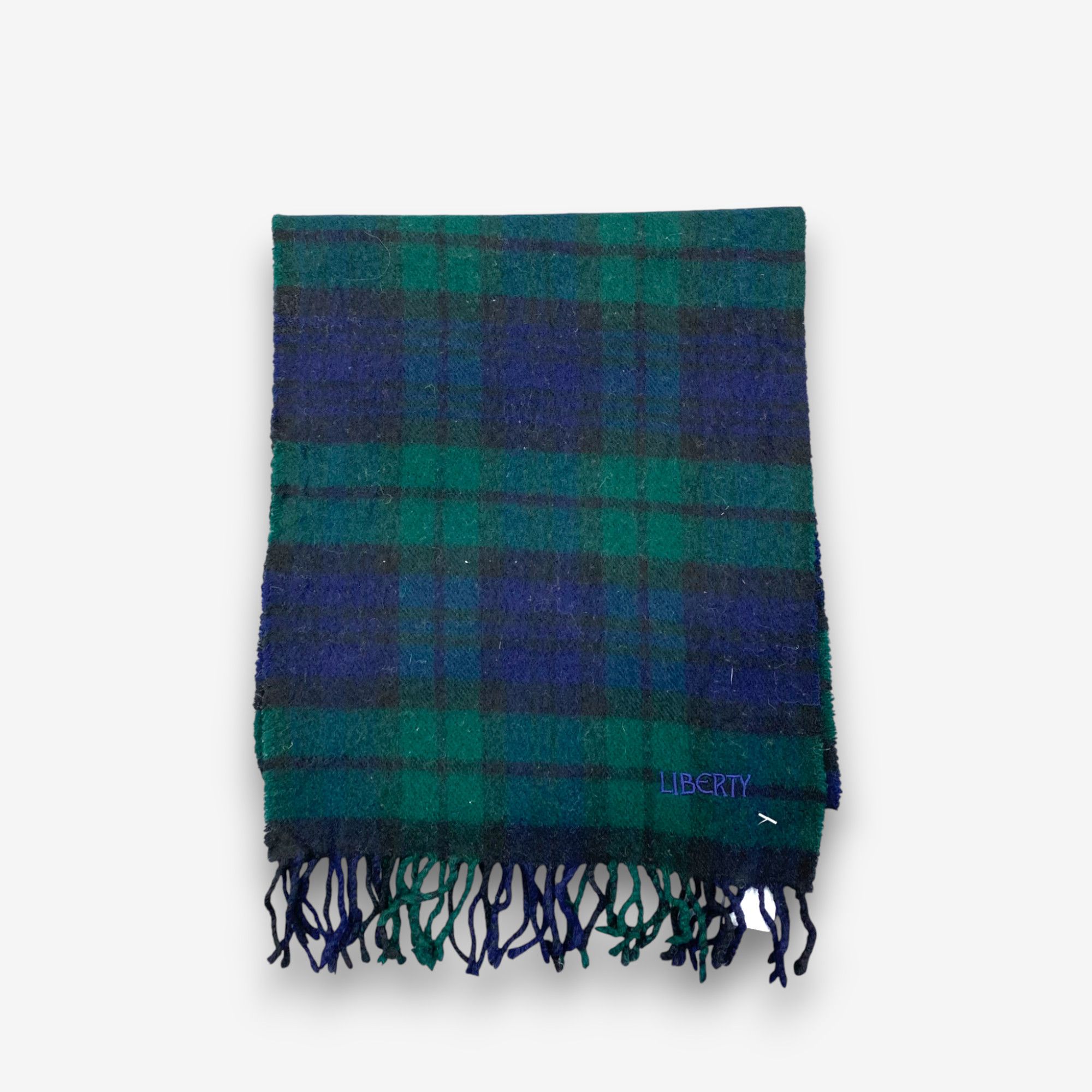 Liberty London Vintage Liberty of London Scarf Wool Winter Plaid Scarves Size ONE SIZE - 2 Thumbnail