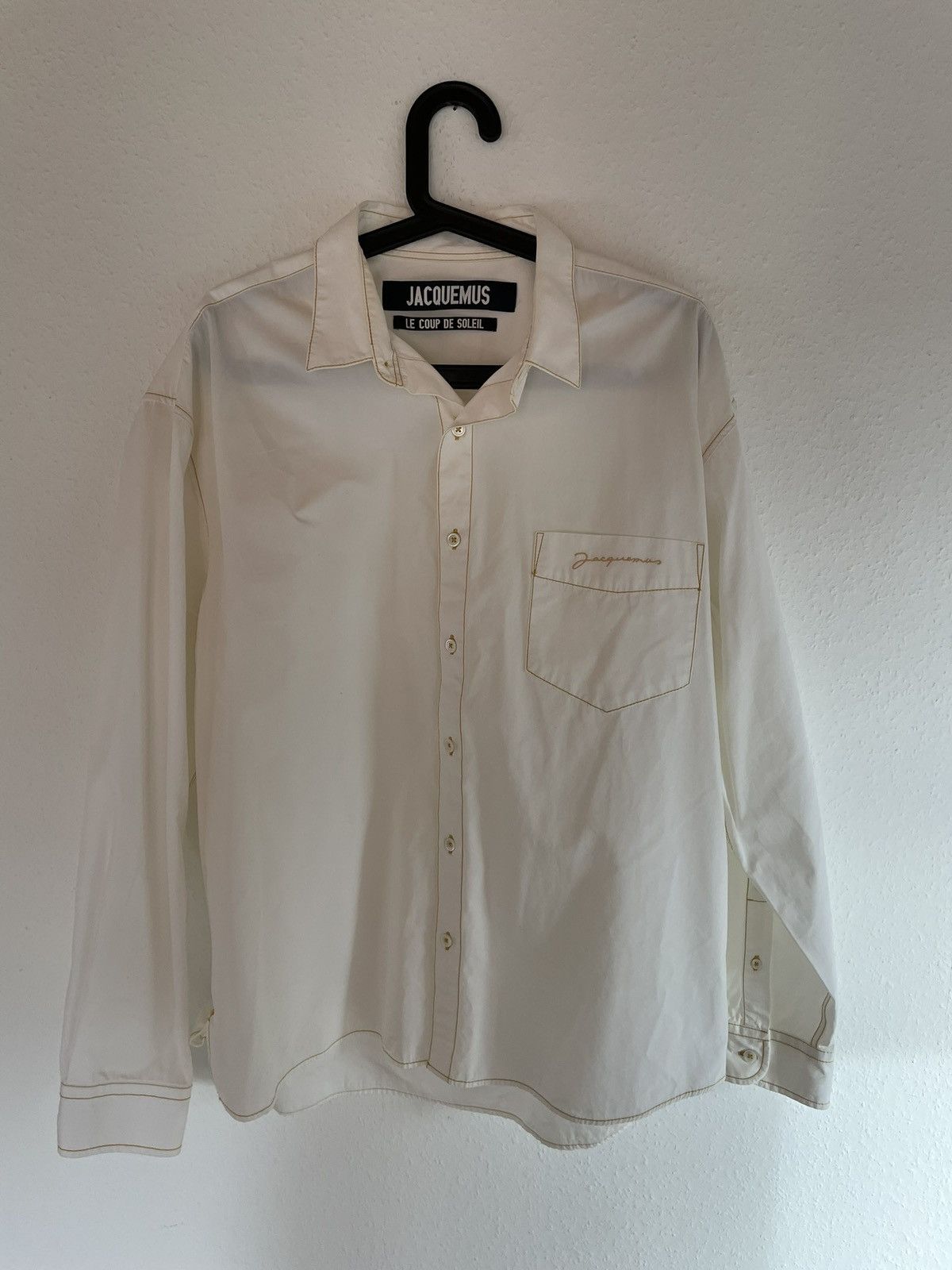Jacquemus Jacquemus White button up shirt Size US L / EU 52-54 / 3 - 1 Thumbnail