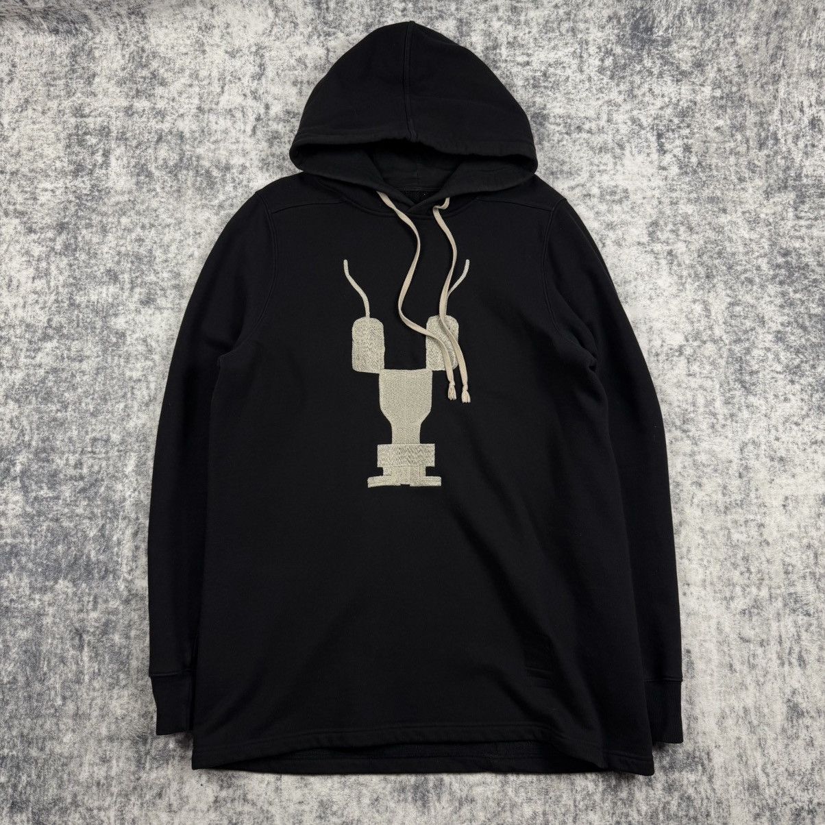 Rick Owens Rick Owens AW16 Gym Embroidered Logo ‘Black’ Hoodie Size US L / EU 52-54 / 3 - 1 Thumbnail