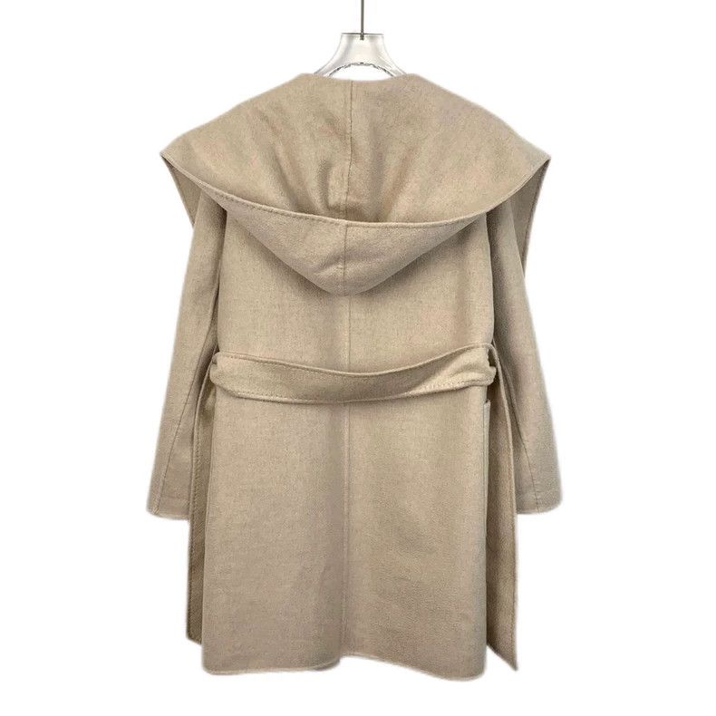 Max Mara Max Mara Brown cashmere hooded belted bathrobe coat Size S / US 4 / IT 40 - 2 Thumbnail