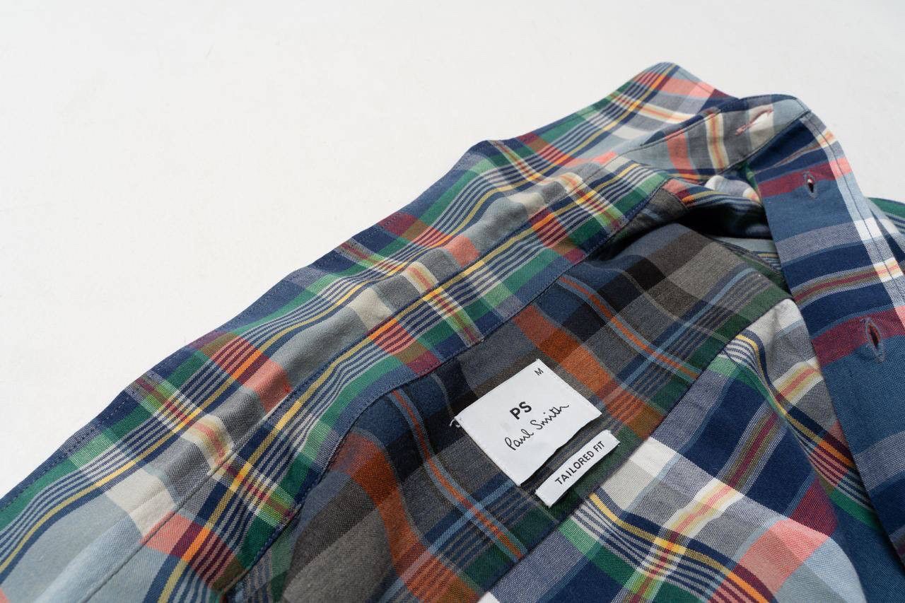 Paul Smith 🔵PS PAUL SMITH Tailored Fit Checked Plaid Shirt Size US M / EU 48-50 / 2 - 18 Thumbnail