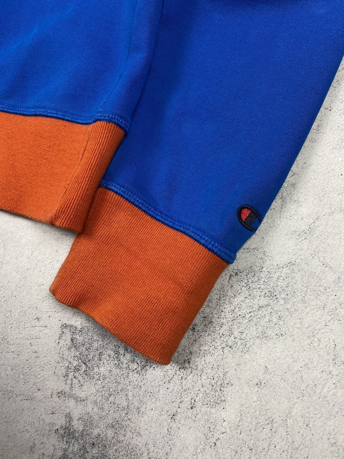 Champion Champion Embroidered Logo Blue Sweatshirt Jumper Size M Size US M / EU 48-50 / 2 - 7 Thumbnail