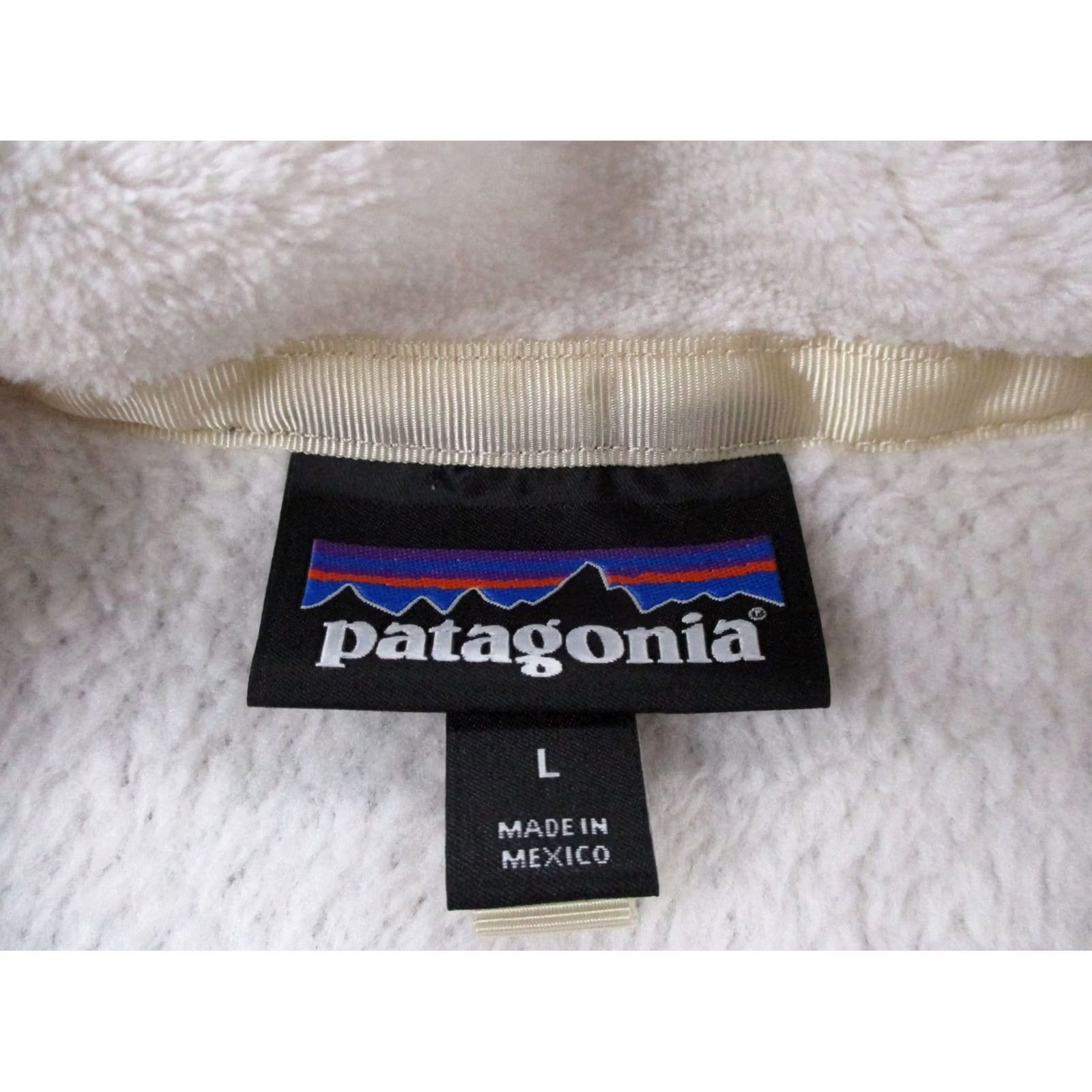 Patagonia Patagonia Vest Jacket Womens L Beige ReTool Fuzzy Fleece Outdoor Hiking 25446 Size L / US 10 / IT 46 - 6 Thumbnail
