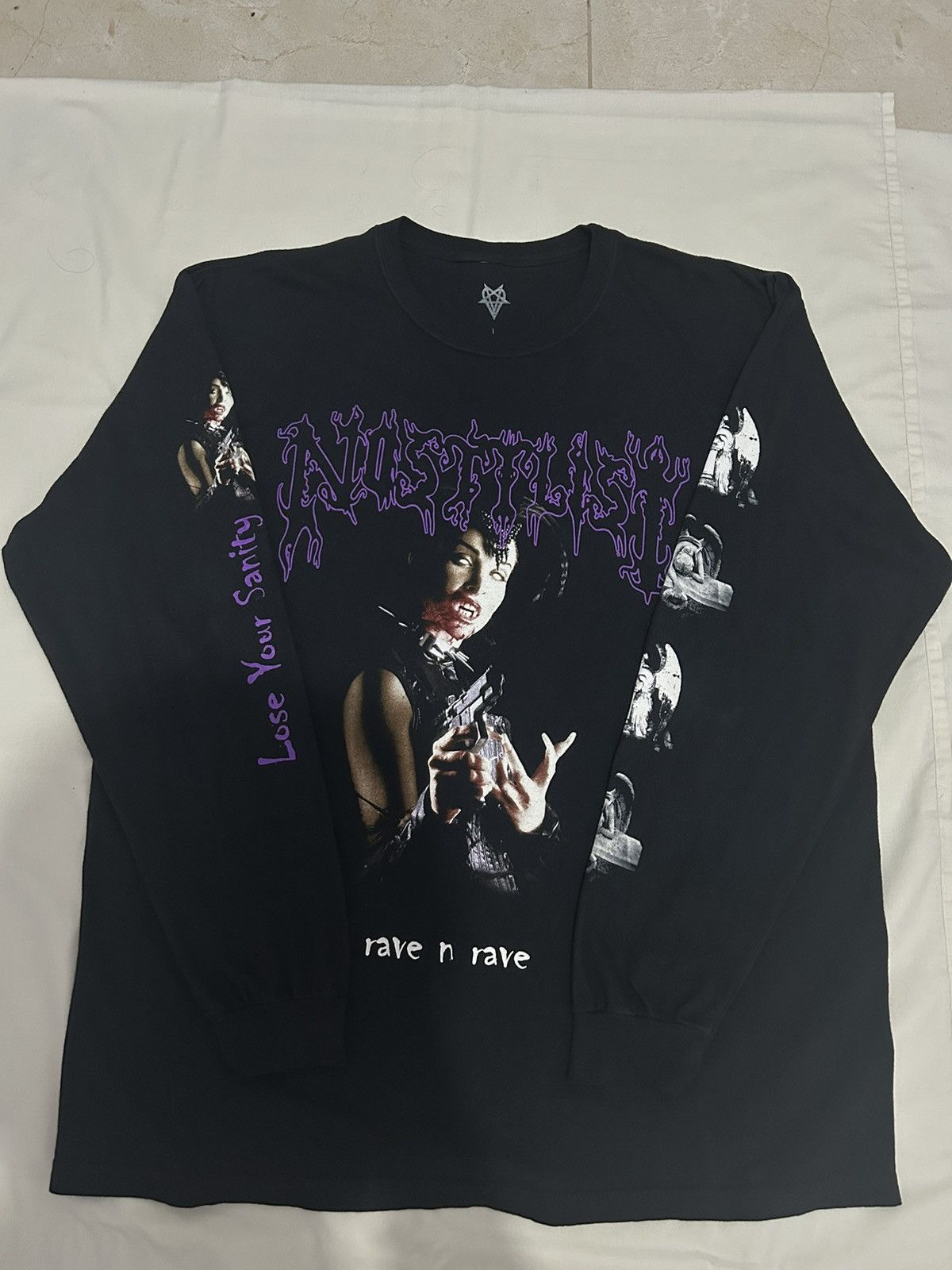 Ken Carson DESTROY LONELY MERCH RAVE N RAVE NOSTYLIST TOUR Size US L / EU 52-54 / 3 - 3 Thumbnail