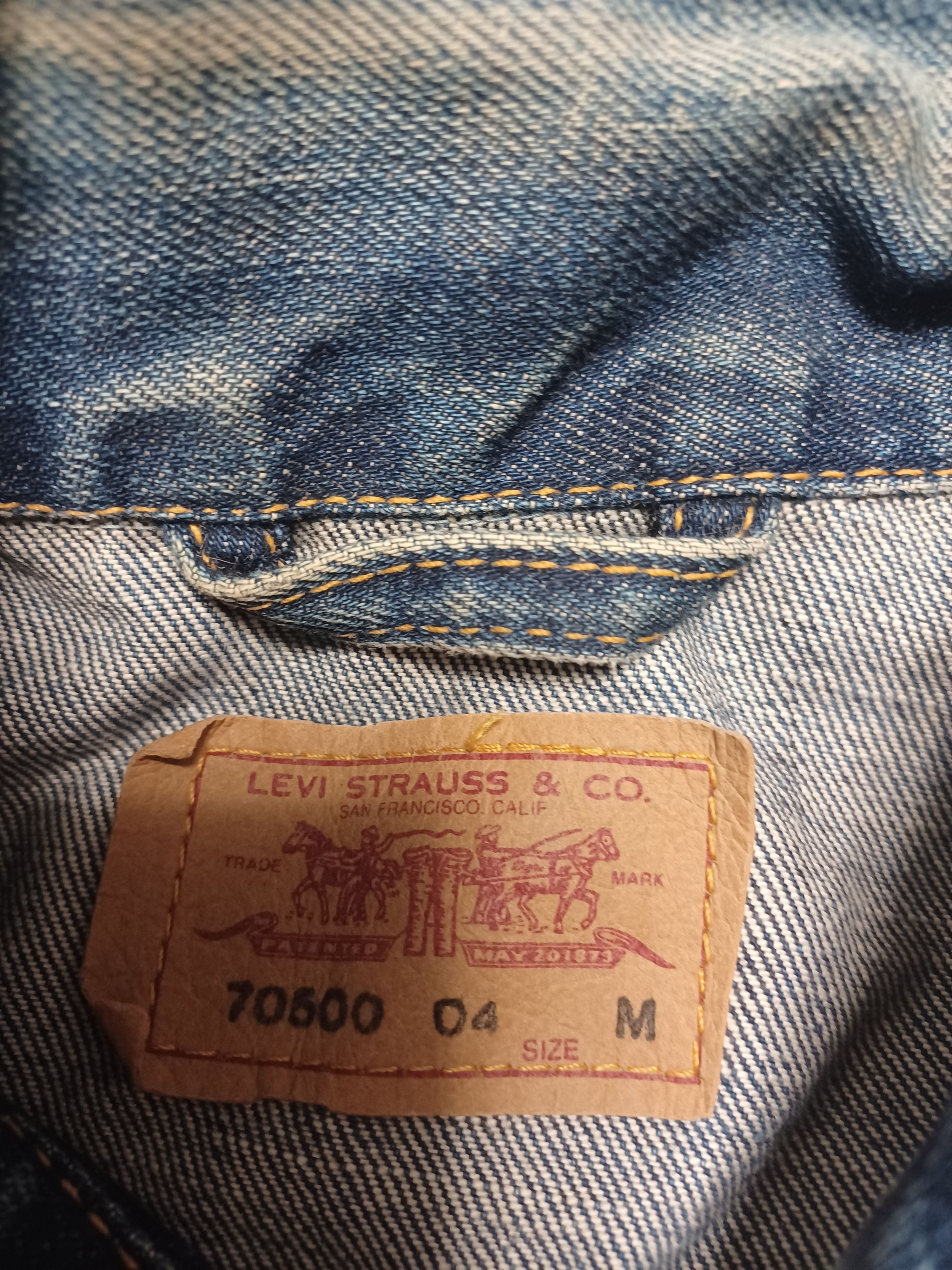 Levi's Vintage Clothing LEVI 90S MADE IN USA VINTAGE DISTRESSED LADY`S DENIM JACKET Size M / US 6-8 / IT 42-44 - 7 Thumbnail