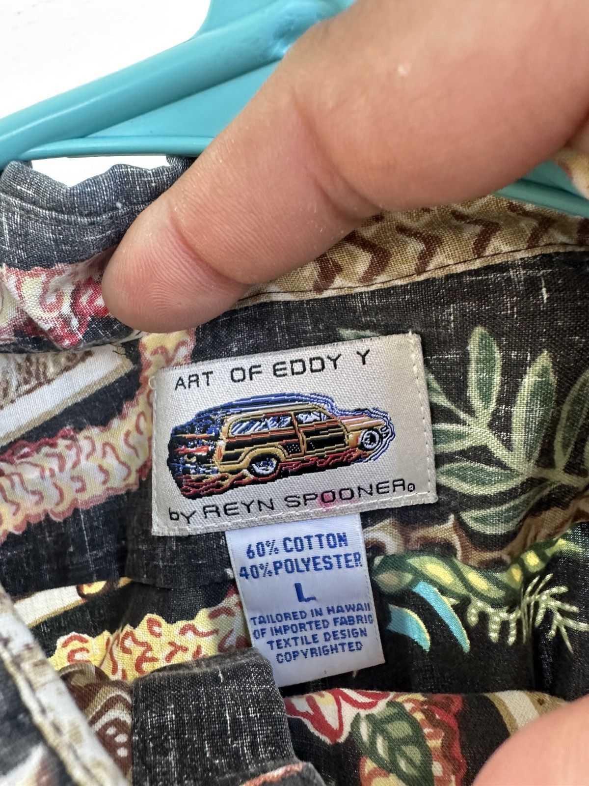 Reyn Spooner Reyn Spooner Hawaiian Print Multicolored 3/4 Button Men's L Size US L / EU 52-54 / 3 - 4 Thumbnail