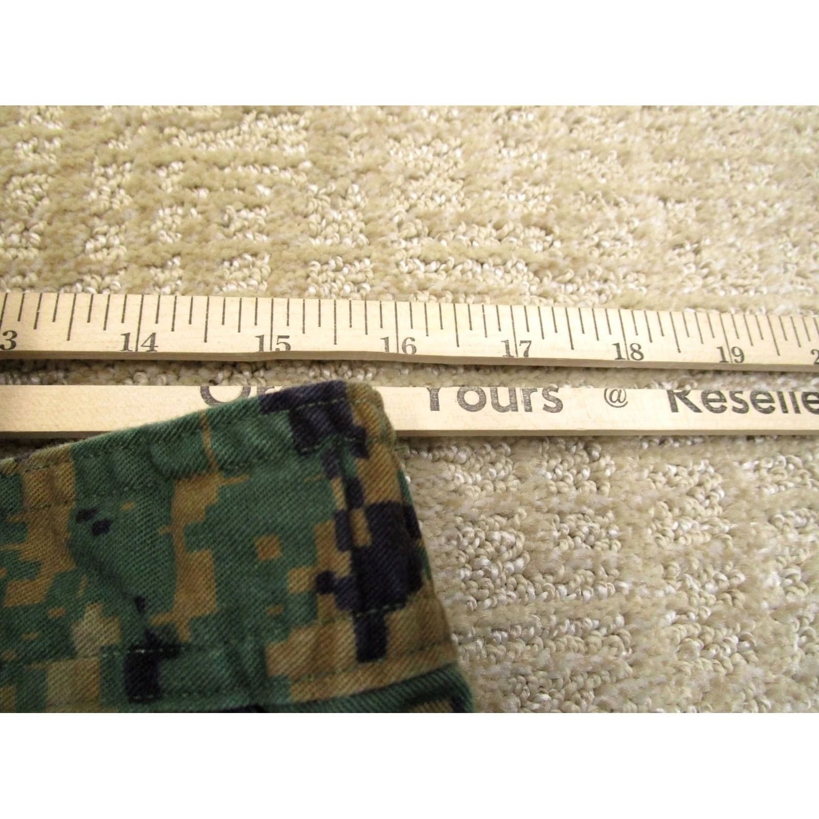 American Apparel US Military Cargo Pants Men 32x34 Green Camouflage Woodland Canvas Cotton Nylon Pockets Jeans/Workwear Size US 32 / EU 48 - 5 Thumbnail