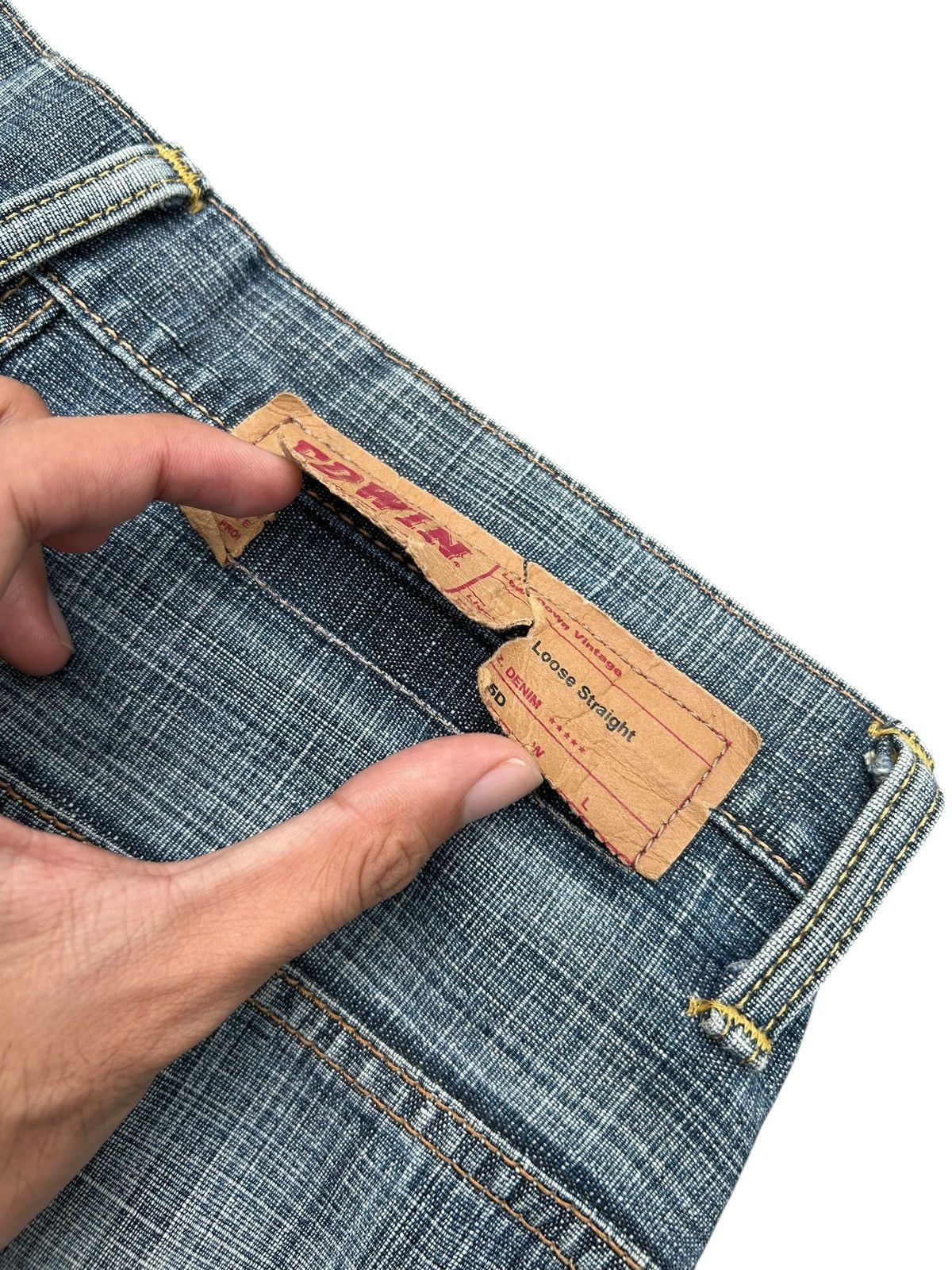 Kapital Vintage Edwin Selvedge Distressed Japanese Brand Denim jeans Size US 31 - 13 Thumbnail