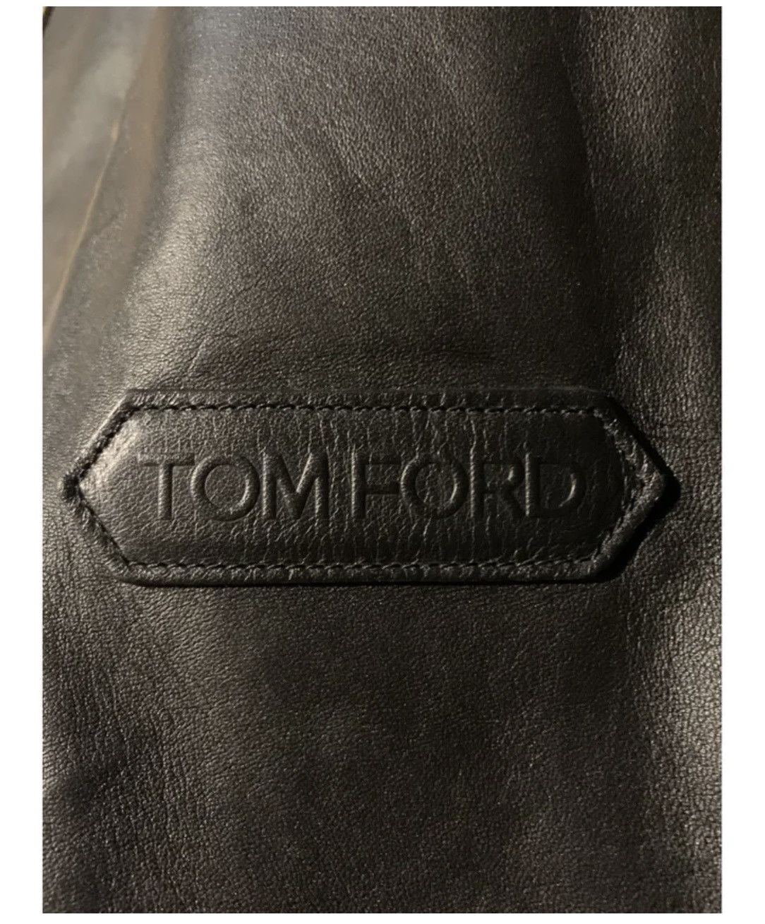 Gucci Tom Ford Men’s Gold Metallic Leather Trucker Jacket. Size US L / EU 52-54 / 3 - 2 Thumbnail