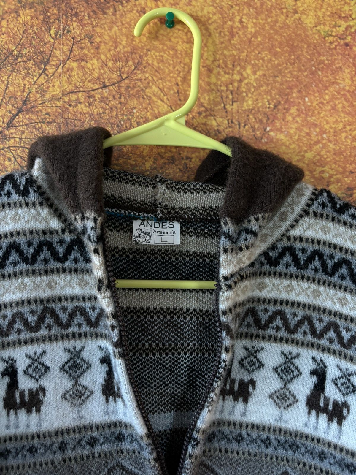 Vintage Handmade Cashmere Hoodie Size US L / EU 52-54 / 3 - 2 Thumbnail