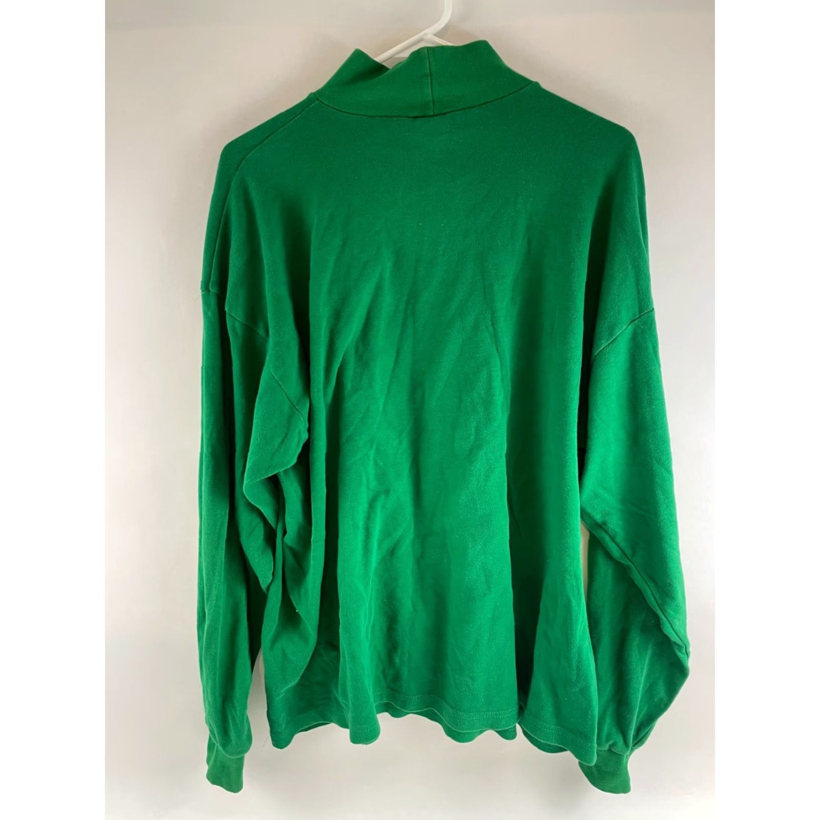 NFL MAXIT Pro Line Shirt Men 2X Green Mock Neck NFL JETS EMB Thermal Pro Big & Tall Mens Size US XXL / EU 58 / 5 - 2 Thumbnail