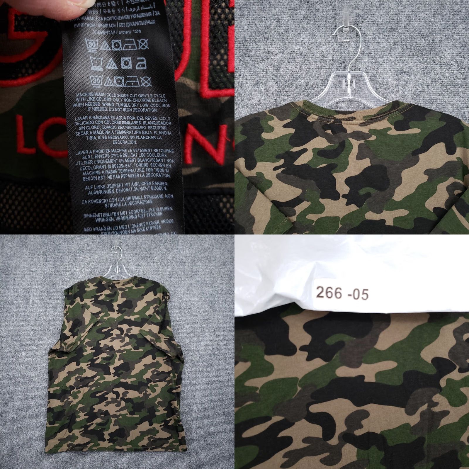 Guess GUESS T Shirt Mens XL Green Camo Short Sleeve Crew Neck Tee Size US XL / EU 56 / 4 - 8 Thumbnail