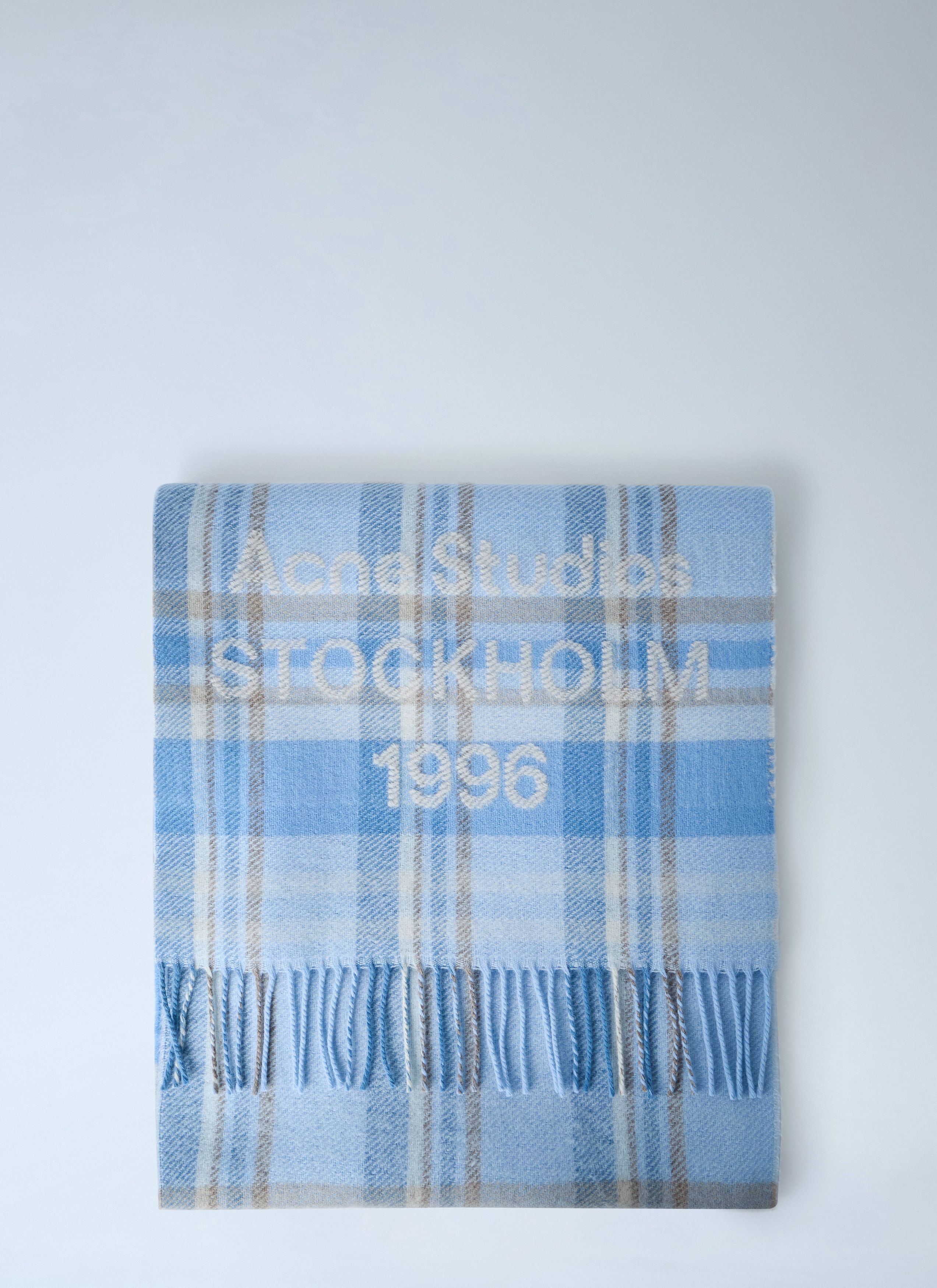 Acne Studios Plaid Wool Scarf Size ONE SIZE - 1 Thumbnail
