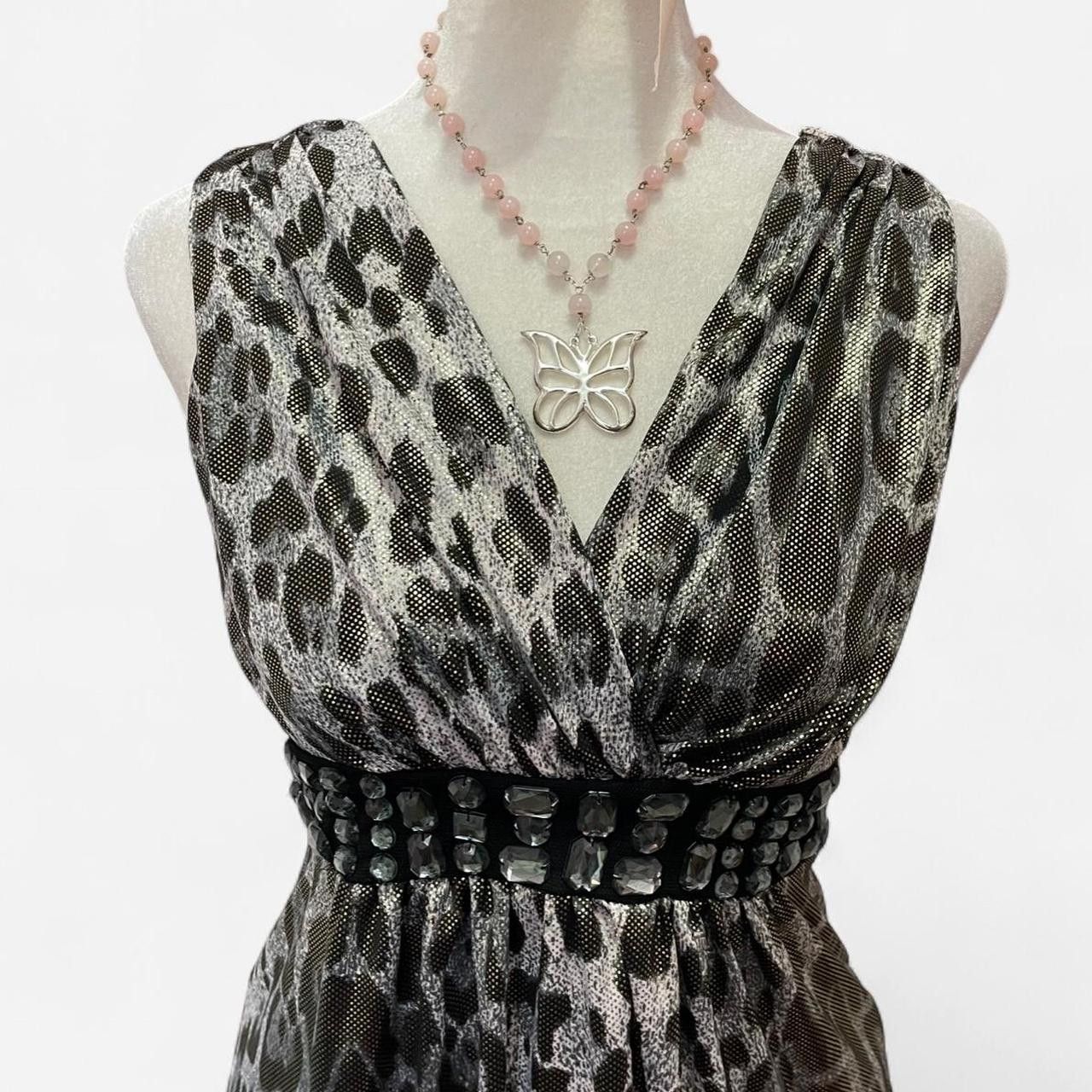 Vintage Y2K Shimmery Sleeveless Glam Top Size S / US 4 / IT 40 - 2 Thumbnail