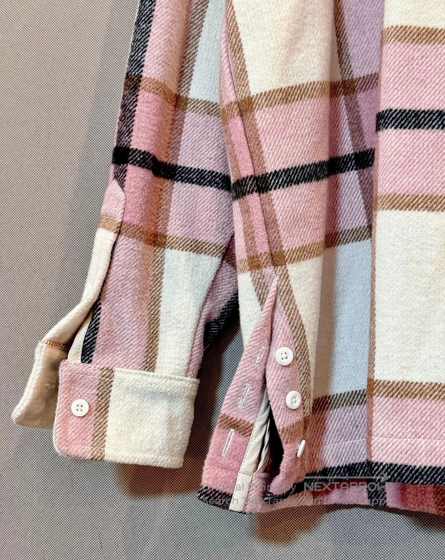 Kith KITH NYC OG Pink Plaid Wool Shirt. Size US L / EU 52-54 / 3 - 4 Thumbnail