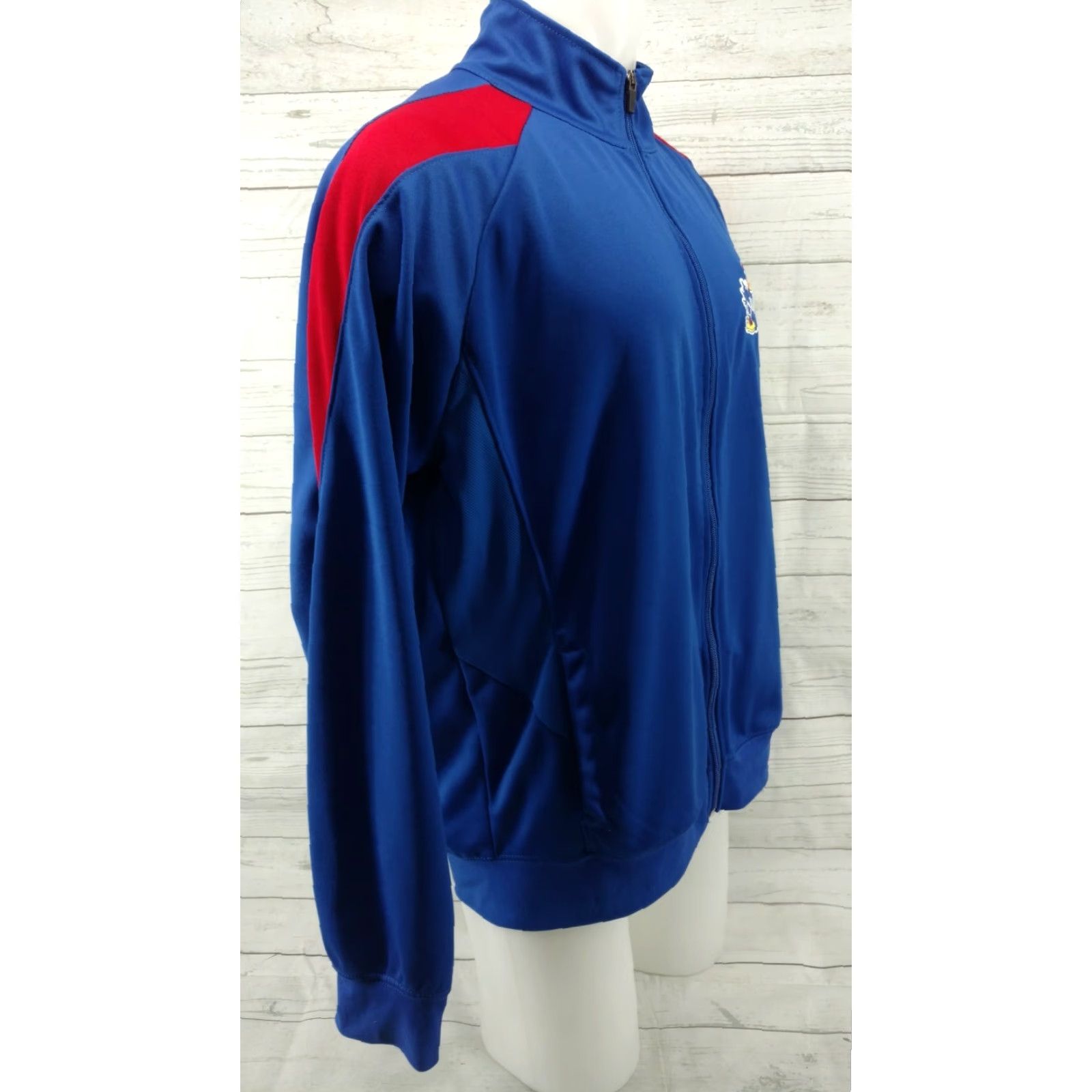 Vintage Colosseum Athletics Fullzip Mens Large Blue University of Kansas Jayhawks Jacket Sports NCAA Championship Size US L / EU 52-54 / 3 - 3 Thumbnail