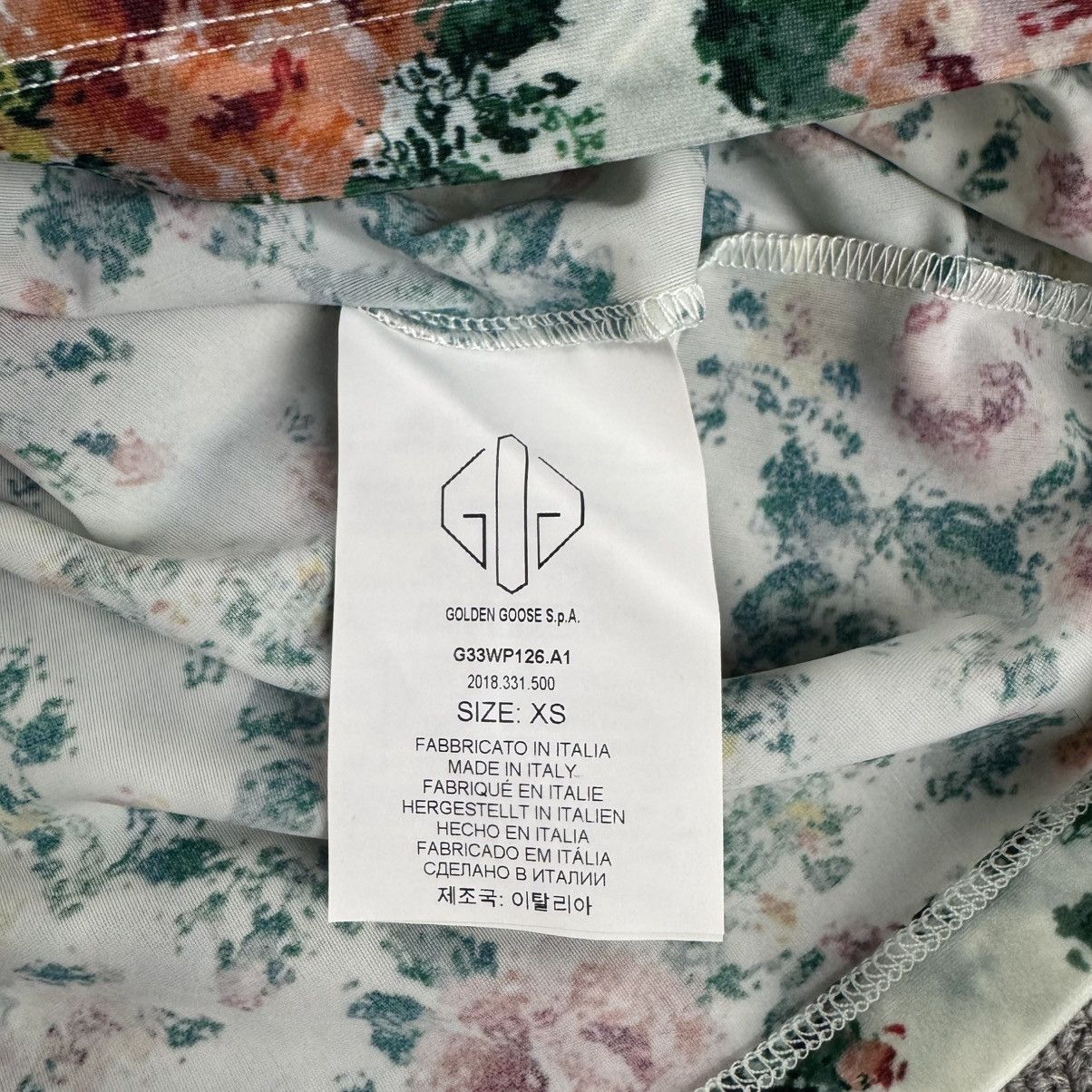 Golden Goose Golden Goose - GGDB - Ruffle Neck Floral Long Sleeve Size XS / US 0-2 / IT 36-38 - 9 Thumbnail