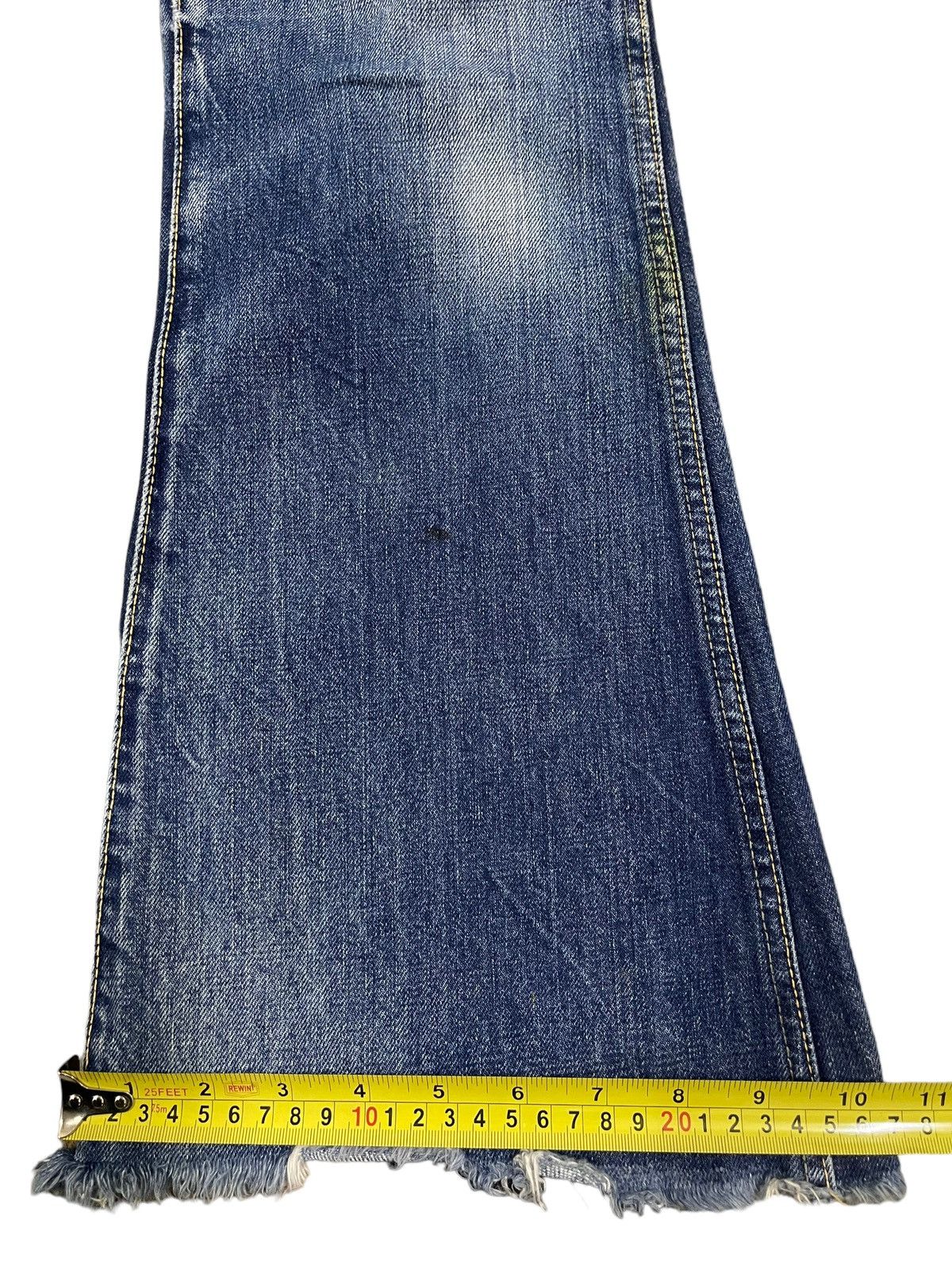 Big John Vintage 90s Big John Faded Wash Wide Leg Bell Bottom Flared Size US 32 / EU 48 - 15 Thumbnail