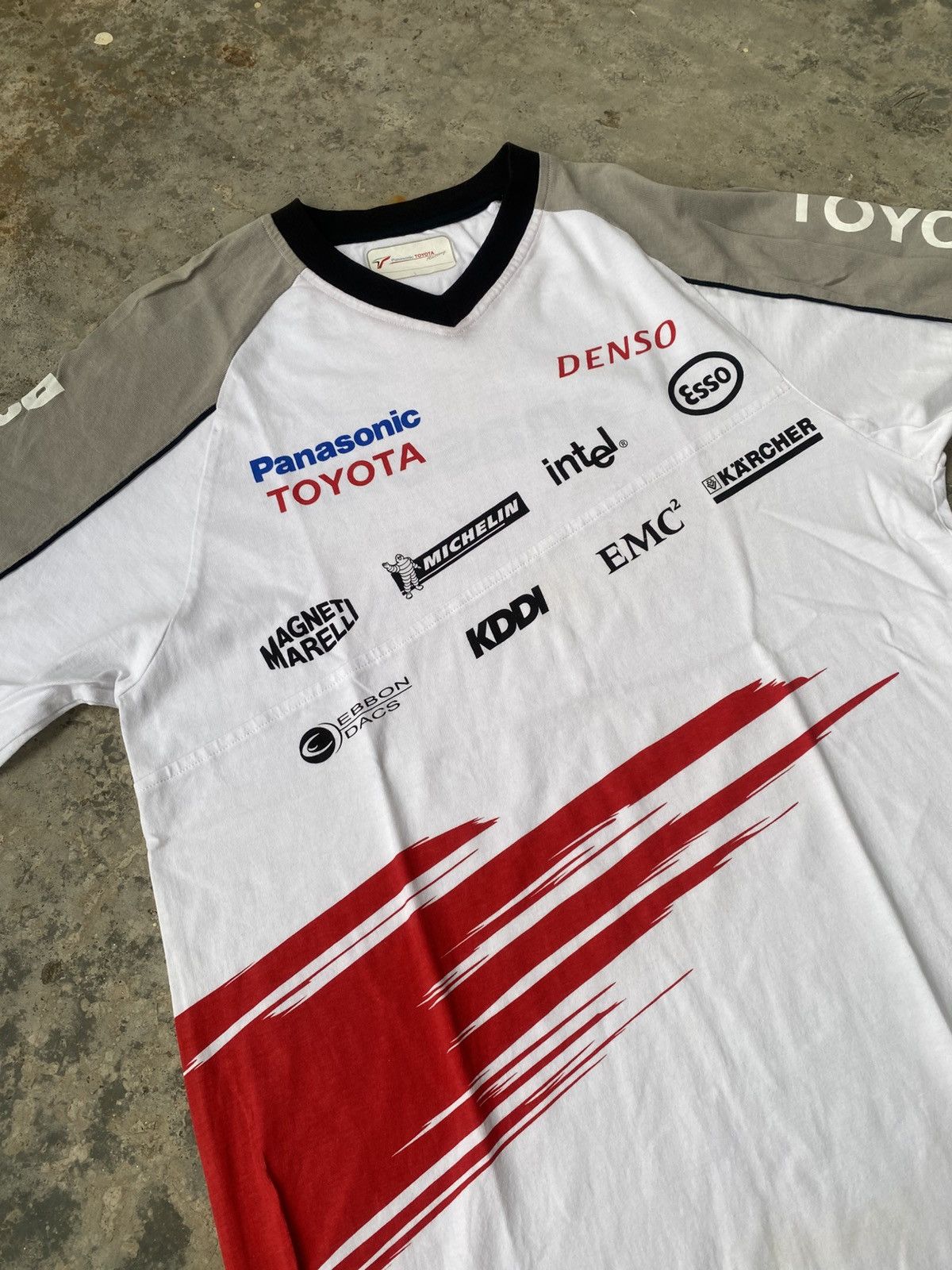 Formula 1 × Vintage Panasonic Toyota Racing Pit Crew Team T Shirt Racing F1 Size US L / EU 52-54 / 3 - 3 Thumbnail