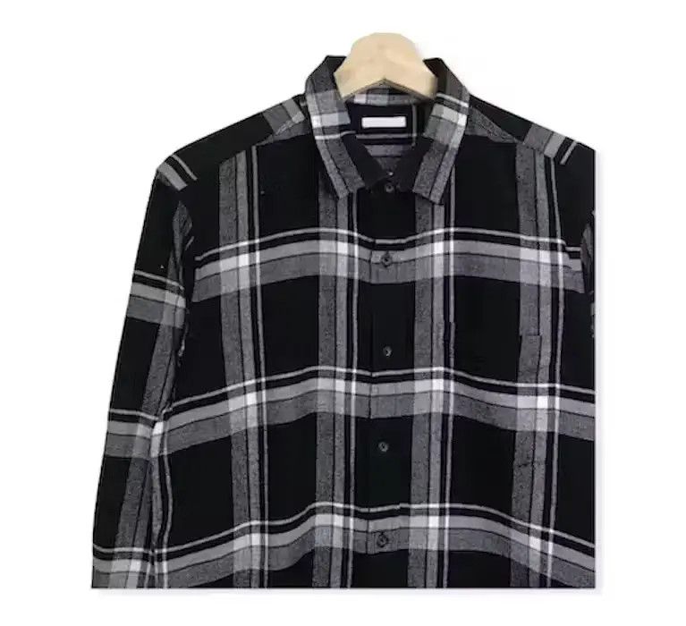 Flannel Japanese Brand G.U Plaid Tartan Flannel Shirt Size US L / EU 52-54 / 3 - 3 Thumbnail