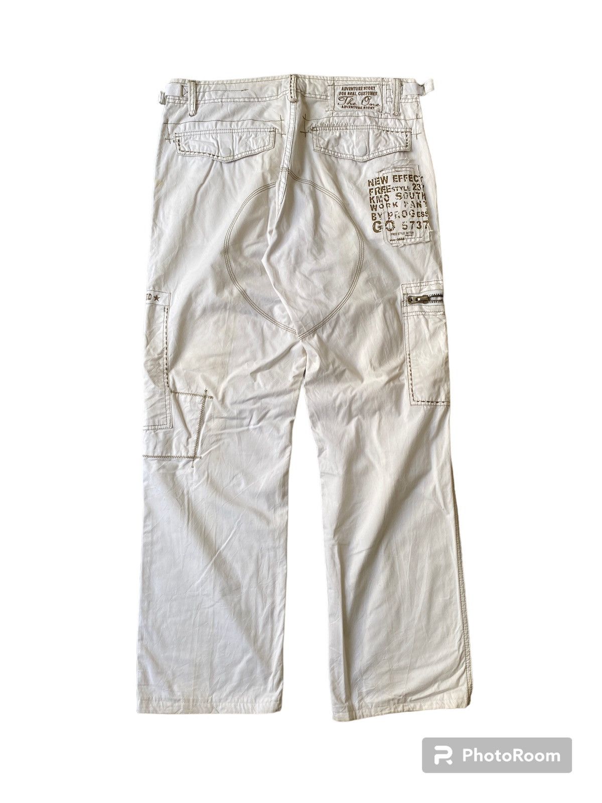 If Six Was Nine × Japanese Brand × Seditionaries 2000s - The One Multipocket Cargo Punk Design Pant Size US 32 / EU 48 - 2 Thumbnail