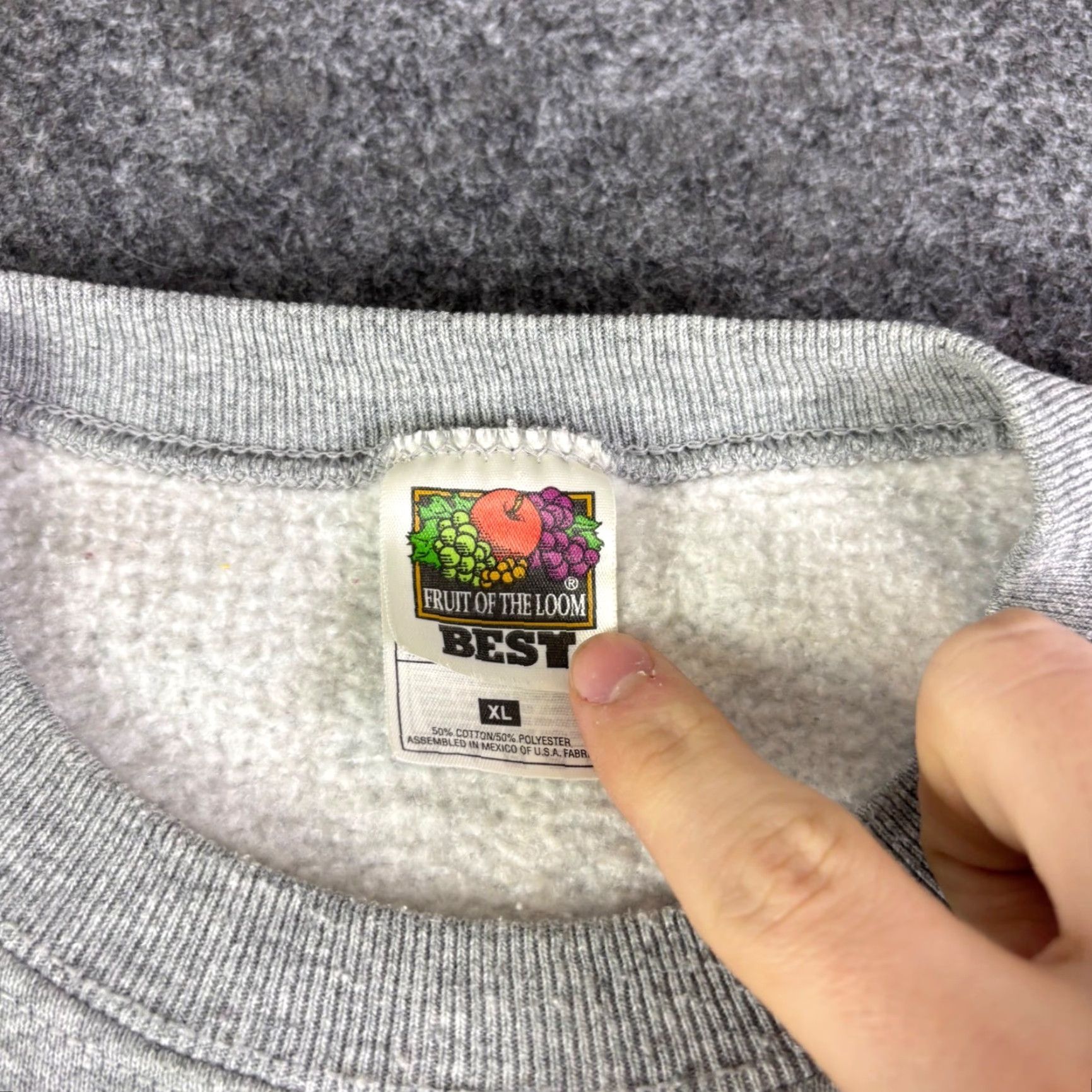 Fruit Of The Loom VINTAGE Yosemite National Park Sweatshirt Mens XL Gray Crewneck 90s Graphic Print Beaded Astro Boy Nike adidas Essentials Rural? Size US XL / EU 56 / 4 - 6 Thumbnail