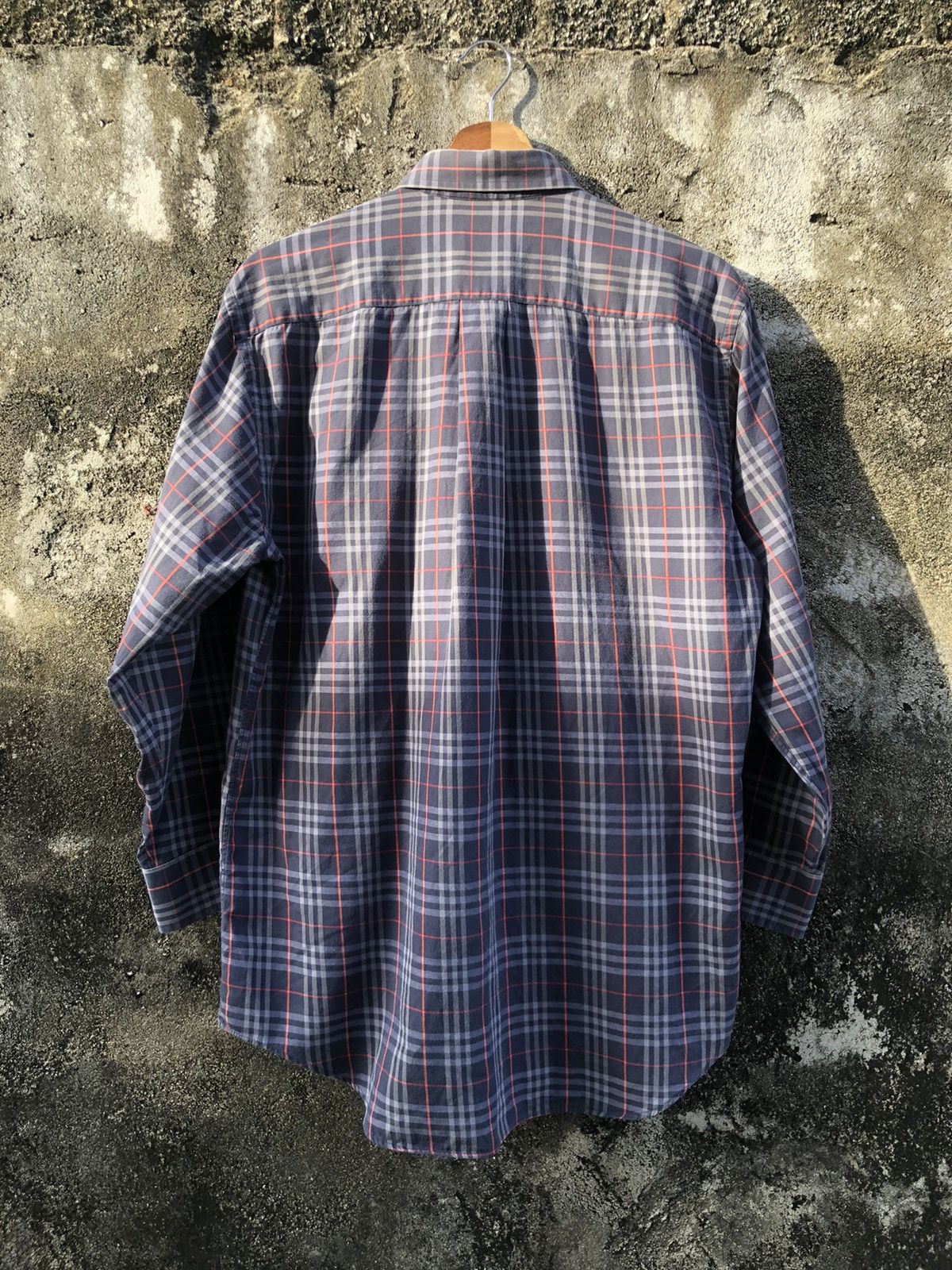 Burberry × Vintage Vintage Burberrys Nova Check Button Shirts Size US M / EU 48-50 / 2 - 2 Thumbnail