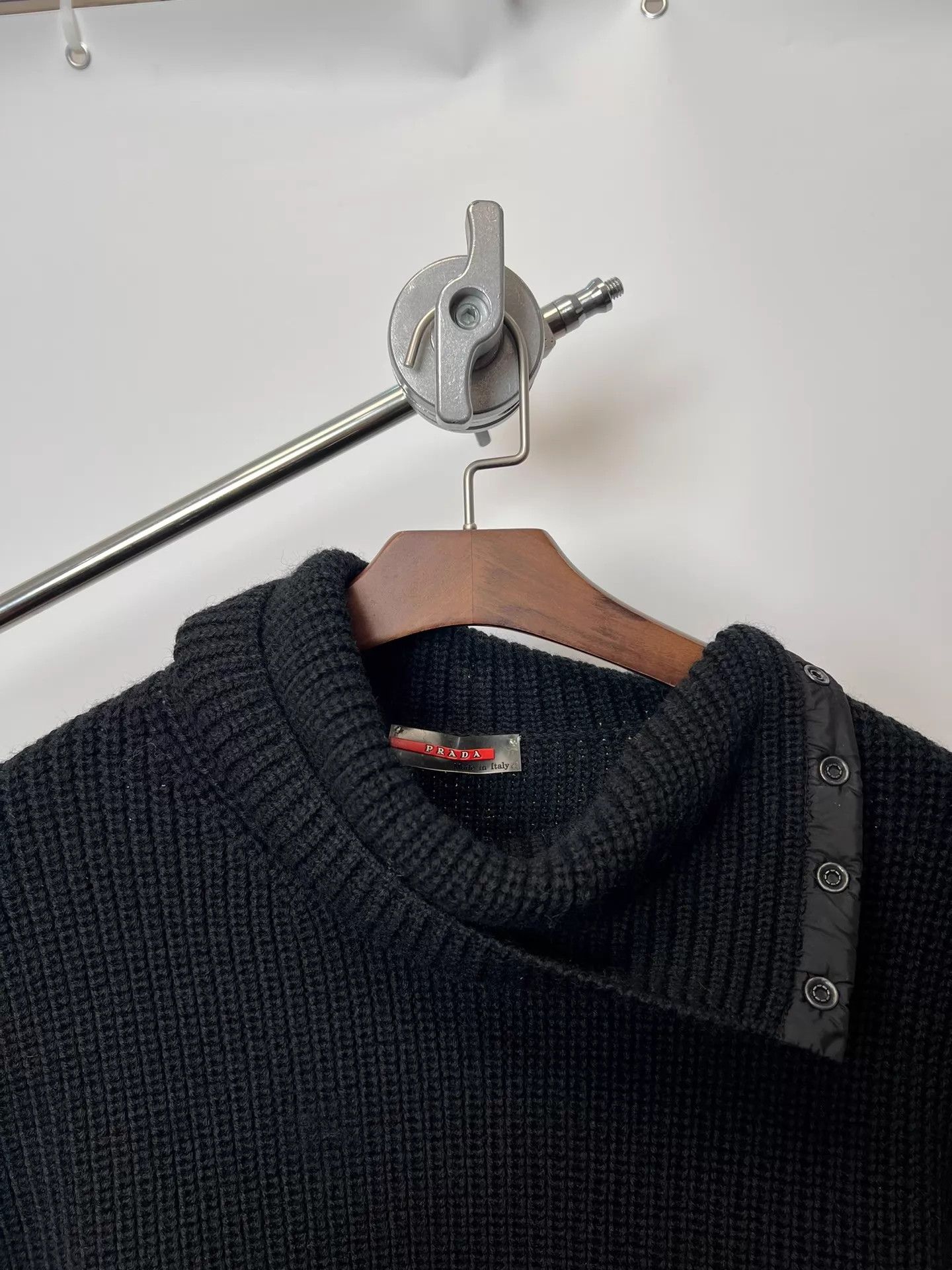Prada Prada Vintage Sports Wool HalfButton Collar Sweater Size 56 Size US XL / EU 56 / 4 - 3 Thumbnail