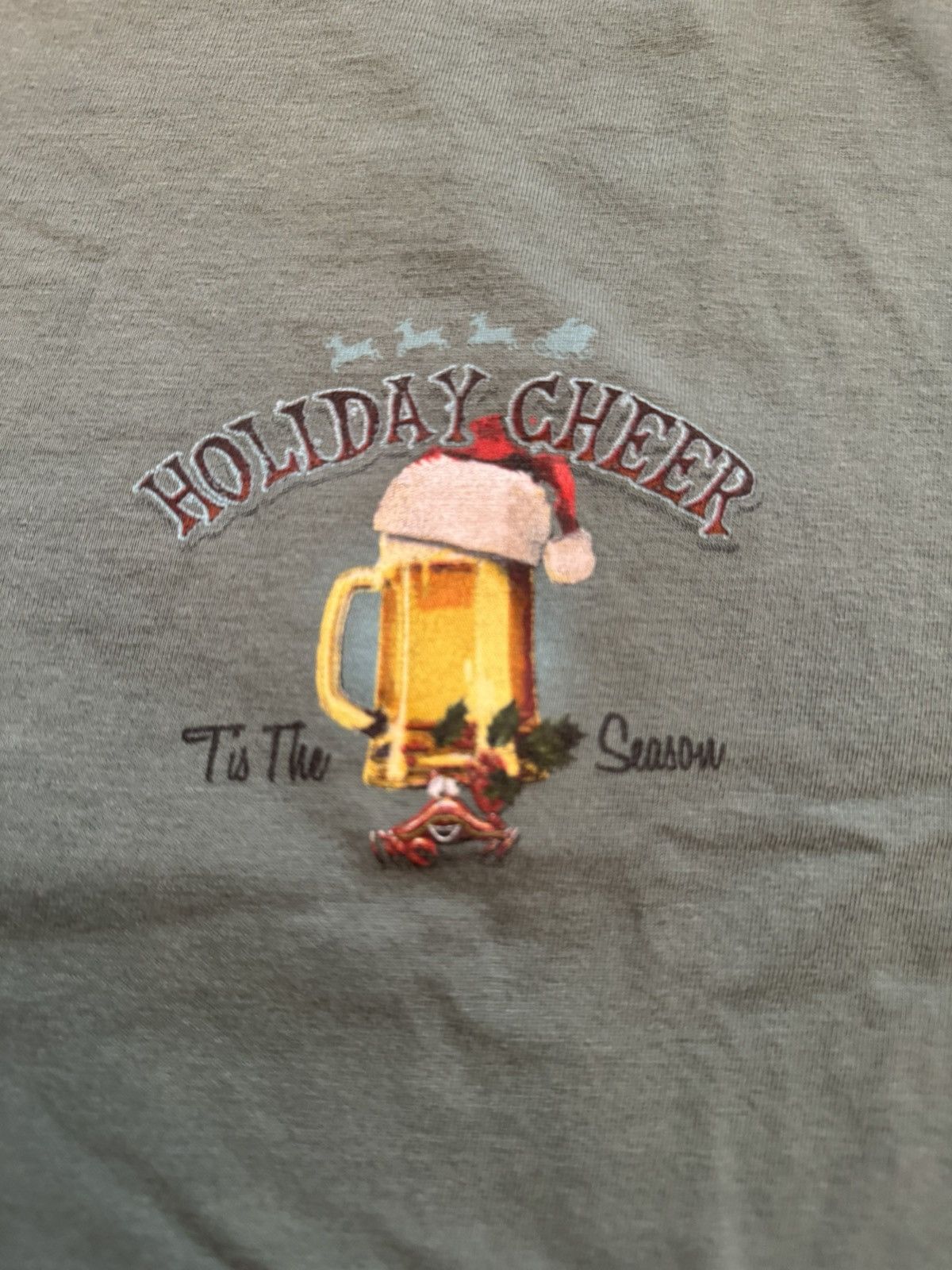 Paradise × Tommy Bahama × Vintage ‘Tis The Season (For Beers!) Hawaiian Xmas Party Vintage Tee Size US L / EU 52-54 / 3 - 6 Thumbnail