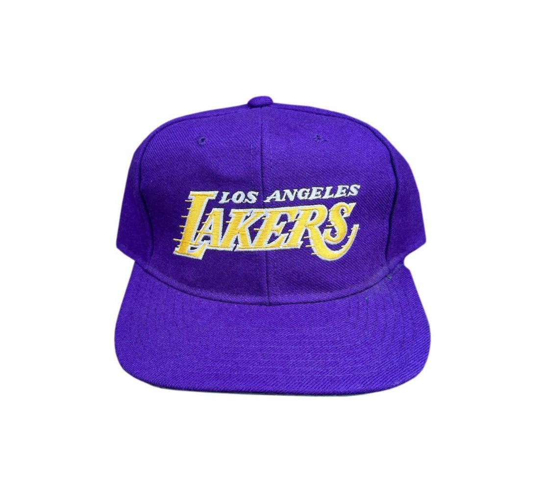 Starter Vintage Starter Los Angeles Lakers Purple Wool Snapback Size ONE SIZE - 1 Thumbnail