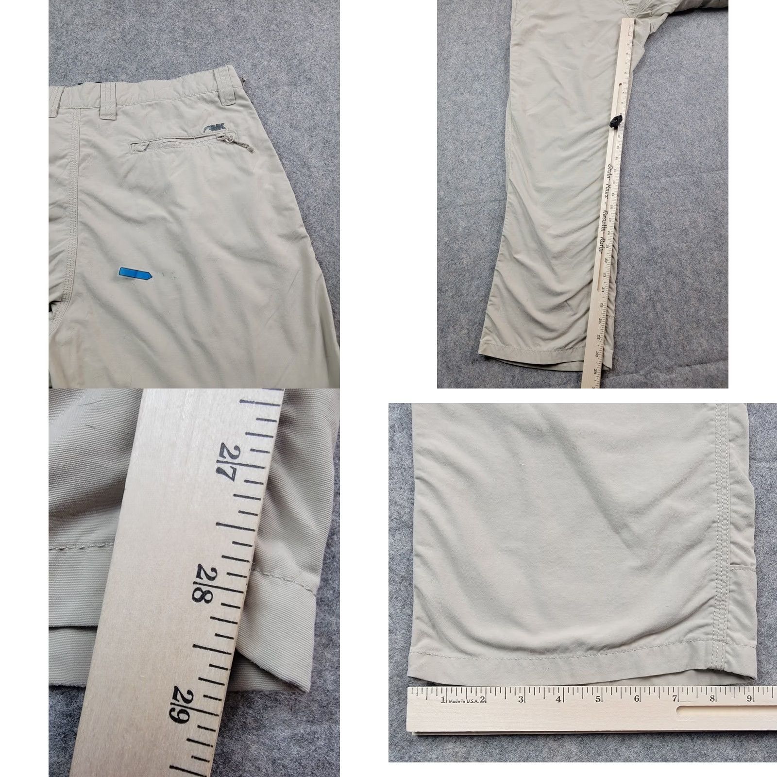 Mountain Khakis Mountain Khakis Snake River Pant Mens 36x29 Tan Beige Nylon Cargo Pockets Regular Straight Front Belt Loop Casual Outdoor Hiking Camping Pants Size US 36 / EU 52 - 10 Thumbnail