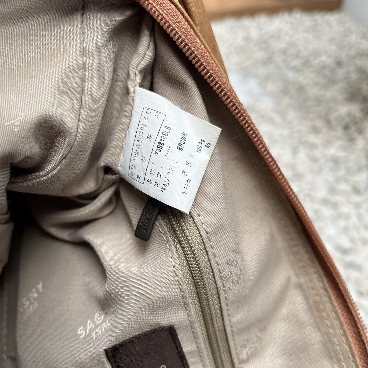 Leather × Y's × Yohji Yamamoto Leather Bag Yohji Yamamoto SACSNY Y'Saccs Vintage Hand Bags Size ONE SIZE - 8 Thumbnail